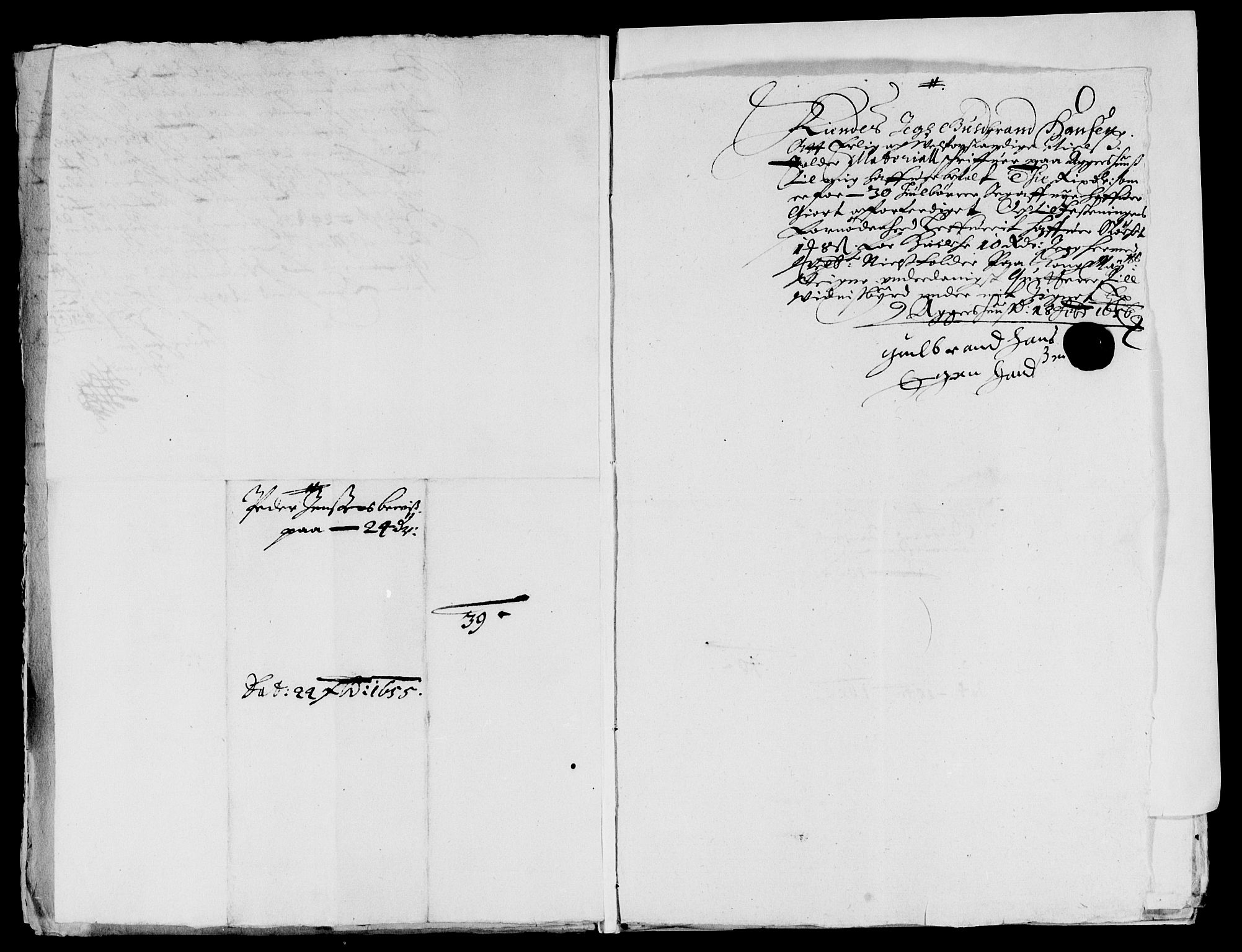Rentekammeret inntil 1814, Reviderte regnskaper, Lensregnskaper, AV/RA-EA-5023/R/Rb/Rba/L0232: Akershus len, 1652-1656