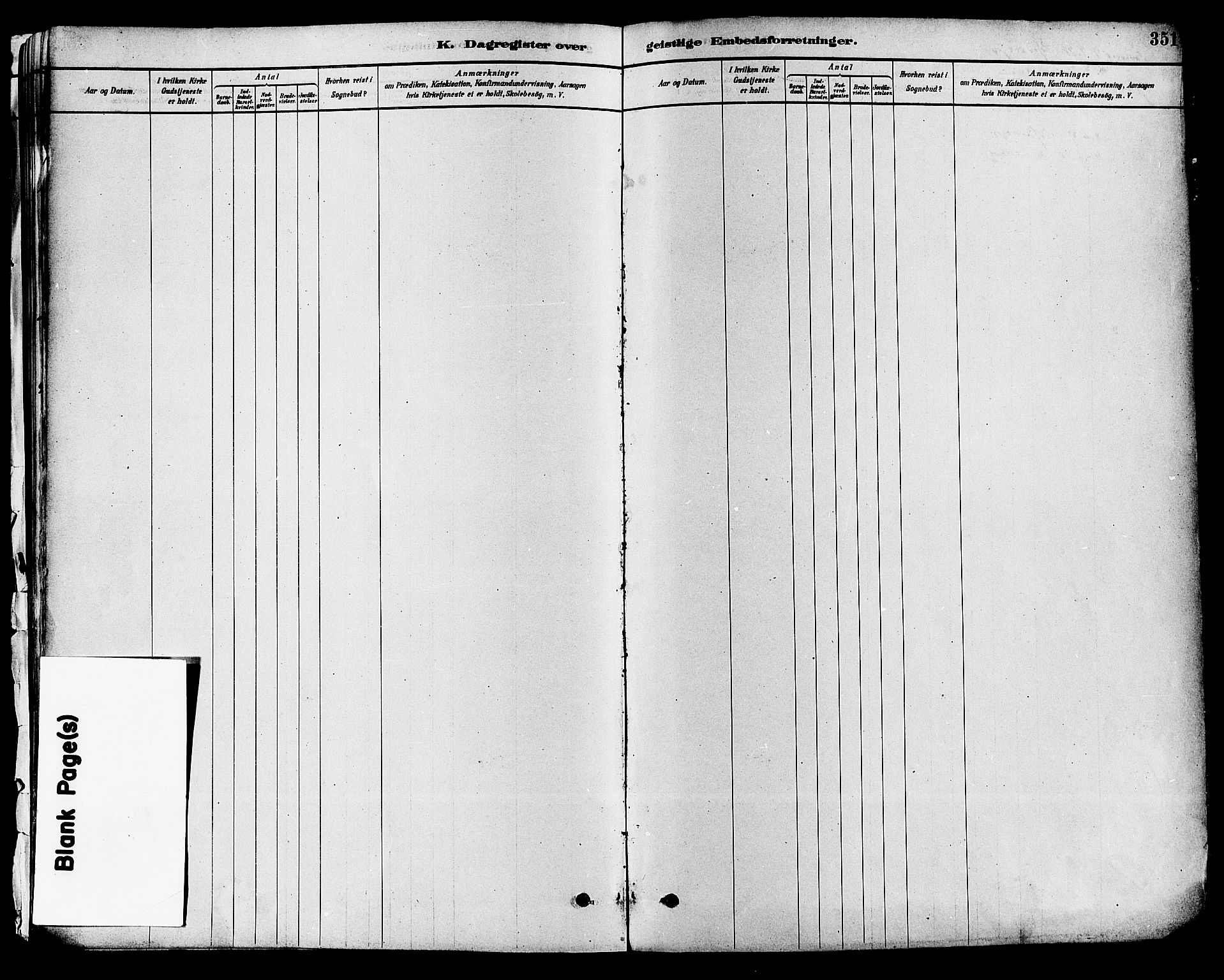 Modum kirkebøker, SAKO/A-234/F/Fa/L0011: Parish register (official) no. 11, 1877-1889, p. 351