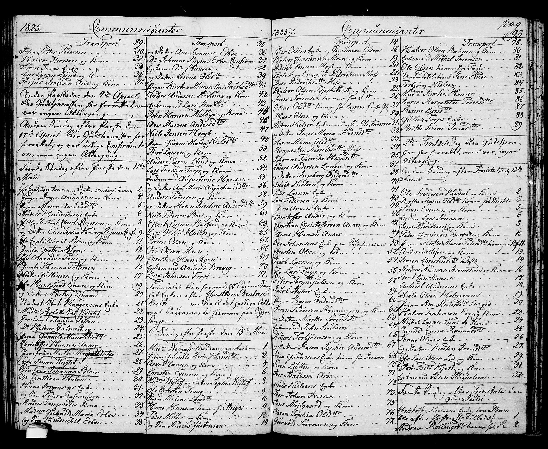 Langesund kirkebøker, AV/SAKO-A-280/G/Ga/L0002: Parish register (copy) no. 2, 1801-1815, p. 93