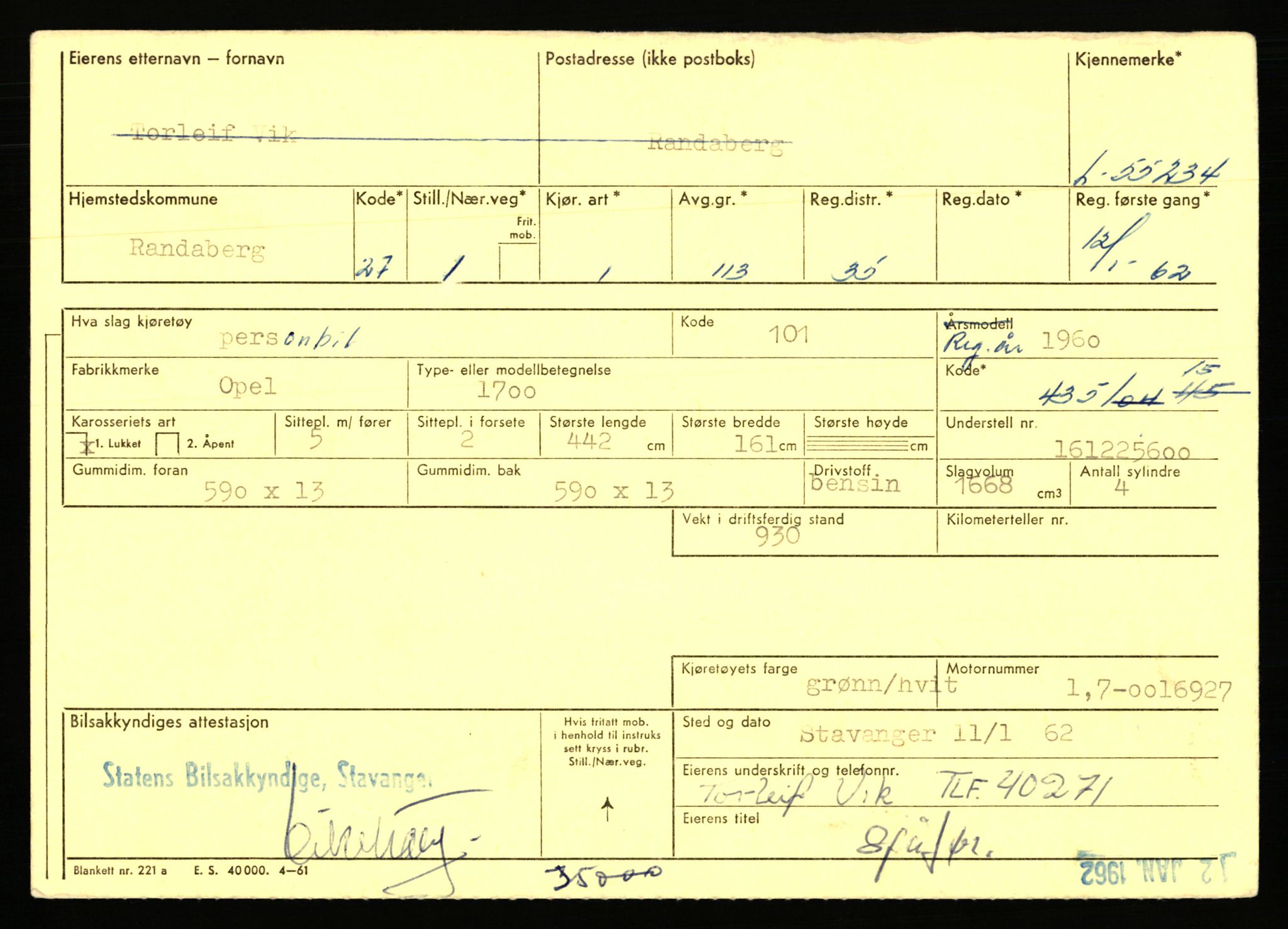 Stavanger trafikkstasjon, AV/SAST-A-101942/0/F/L0054: L-54200 - L-55699, 1930-1971, p. 2105