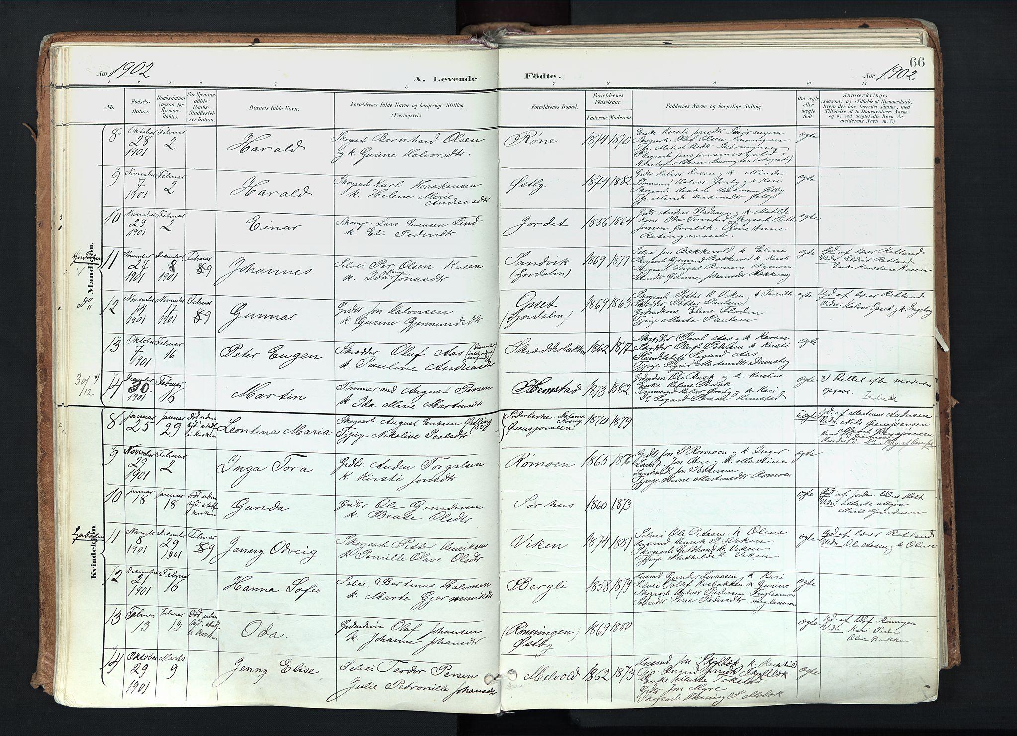 Trysil prestekontor, AV/SAH-PREST-046/H/Ha/Haa/L0012: Parish register (official) no. 12, 1898-1917, p. 66