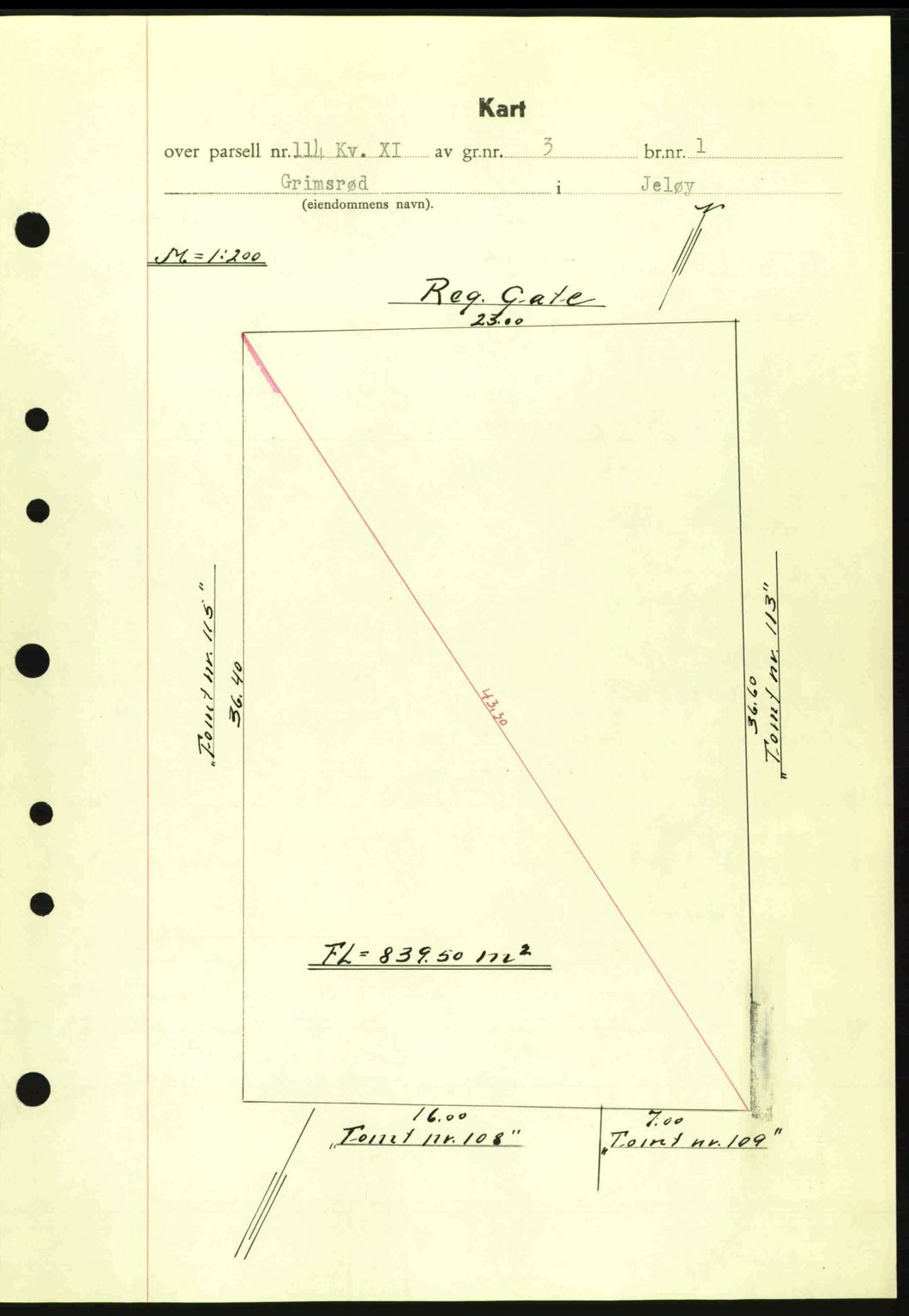 Moss sorenskriveri, SAO/A-10168: Mortgage book no. A9, 1941-1942, Diary no: : 2153/1941