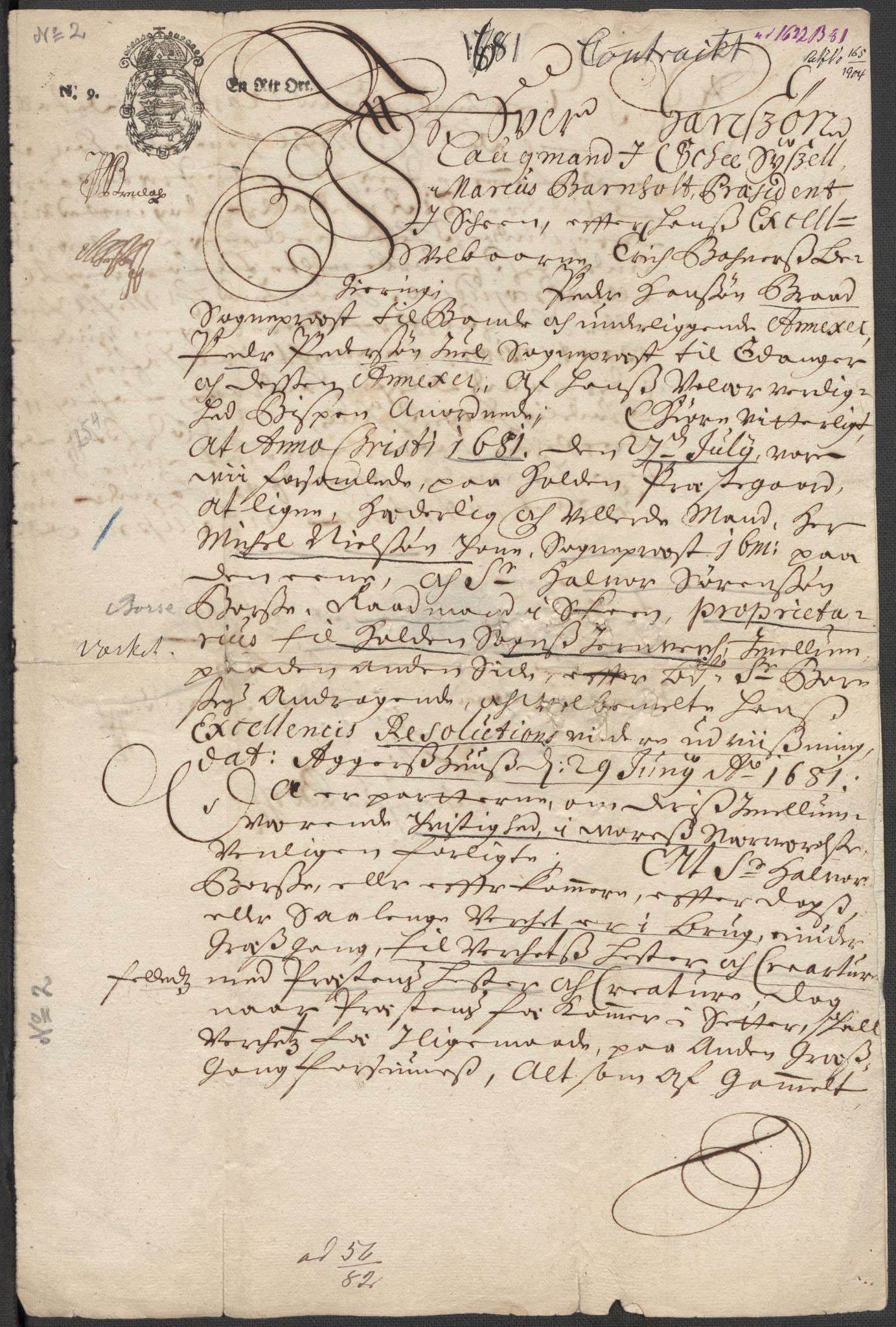 Riksarkivets diplomsamling, AV/RA-EA-5965/F15/L0026: Prestearkiv - Telemark, 1575-1838, p. 111