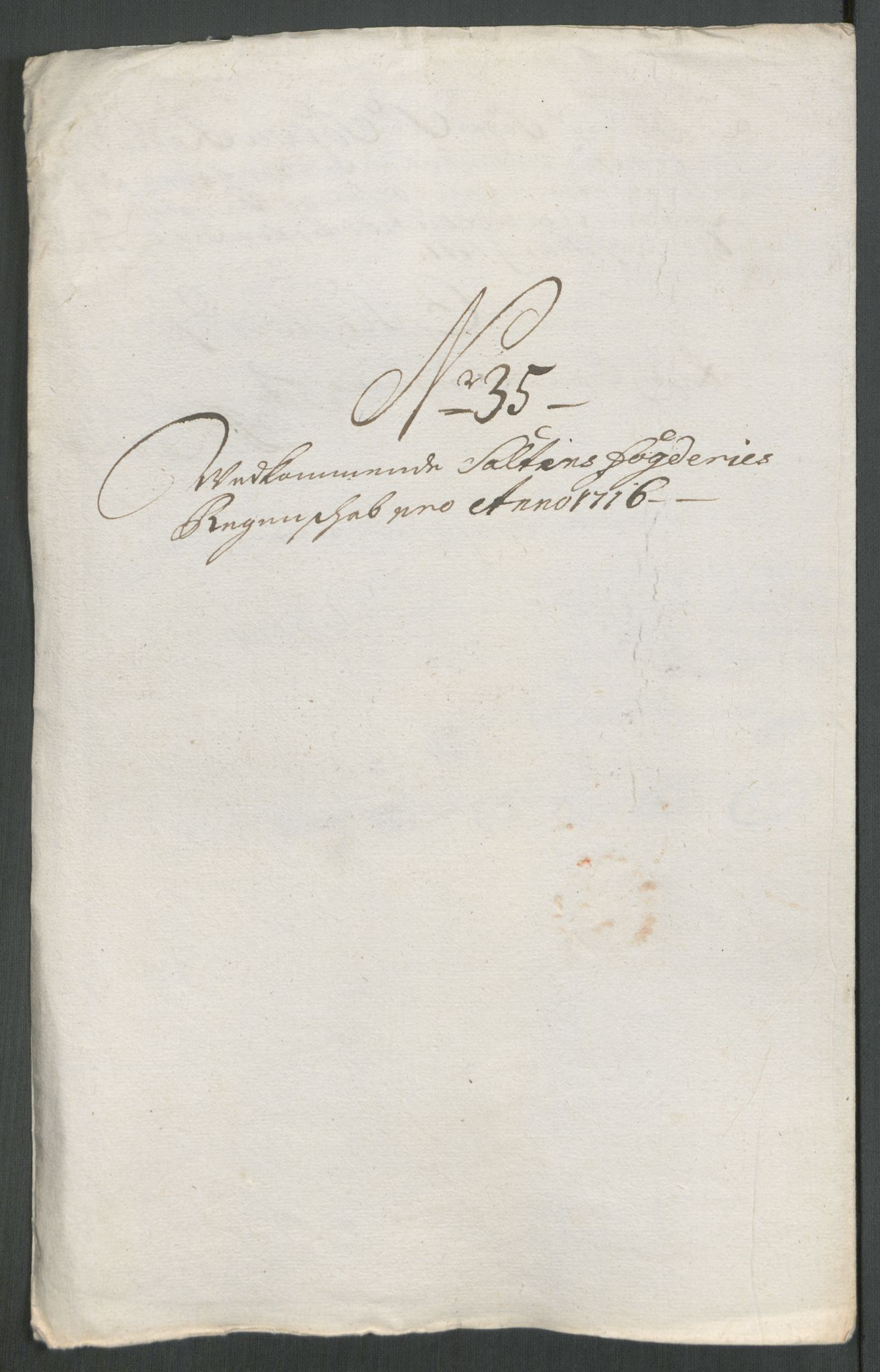 Rentekammeret inntil 1814, Reviderte regnskaper, Fogderegnskap, AV/RA-EA-4092/R66/L4586: Fogderegnskap Salten, 1716, p. 236