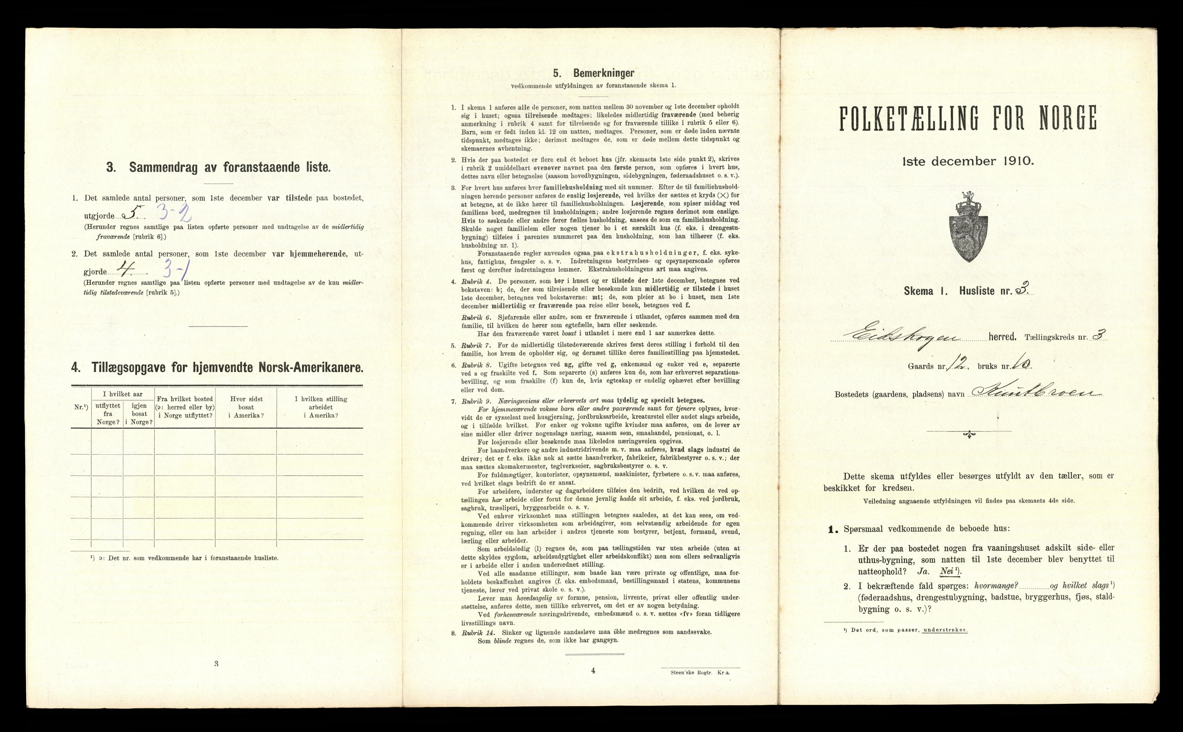 RA, 1910 census for Eidskog, 1910, p. 370