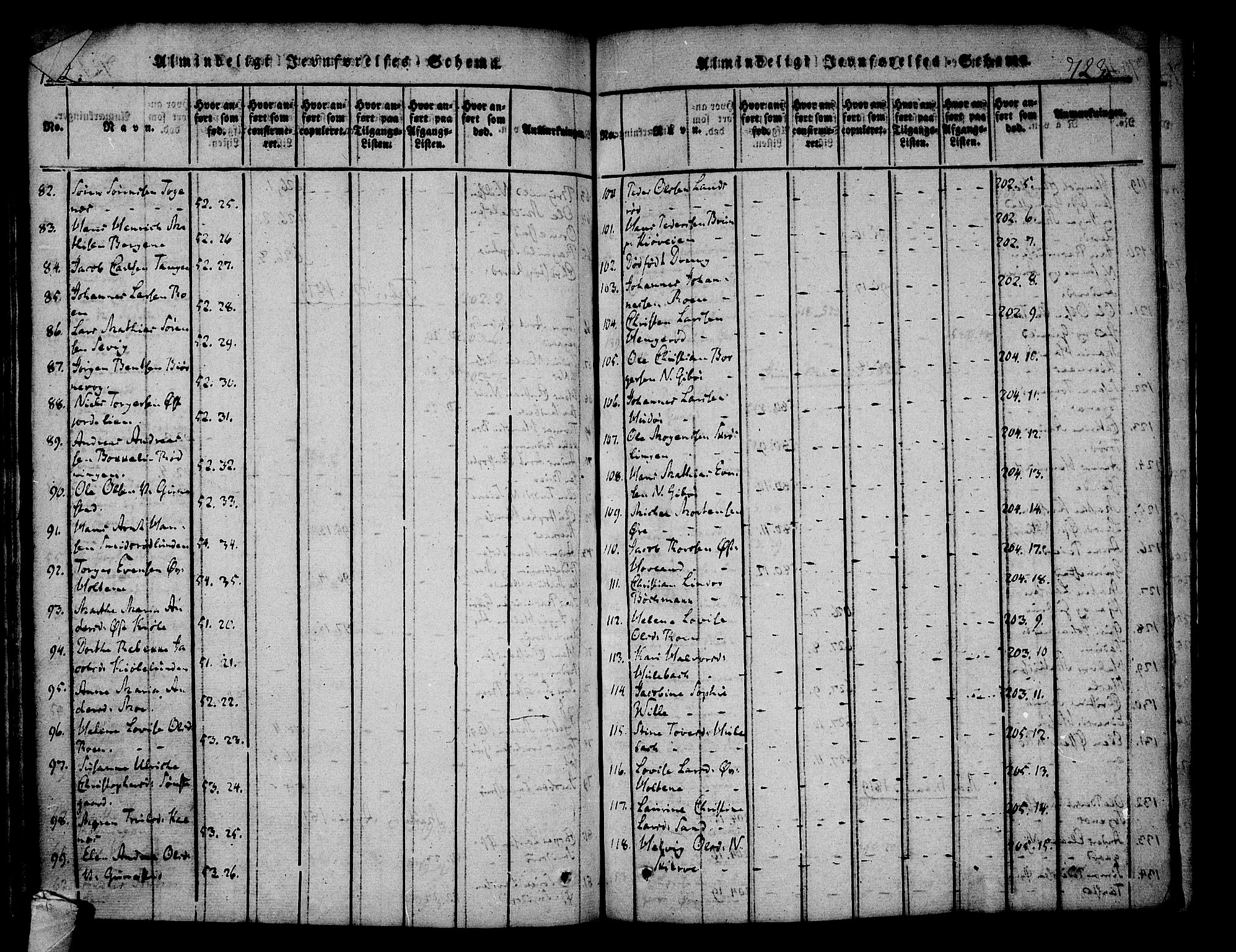 Nøtterøy kirkebøker, AV/SAKO-A-354/F/Fa/L0004: Parish register (official) no. I 4, 1814-1838, p. 722-723