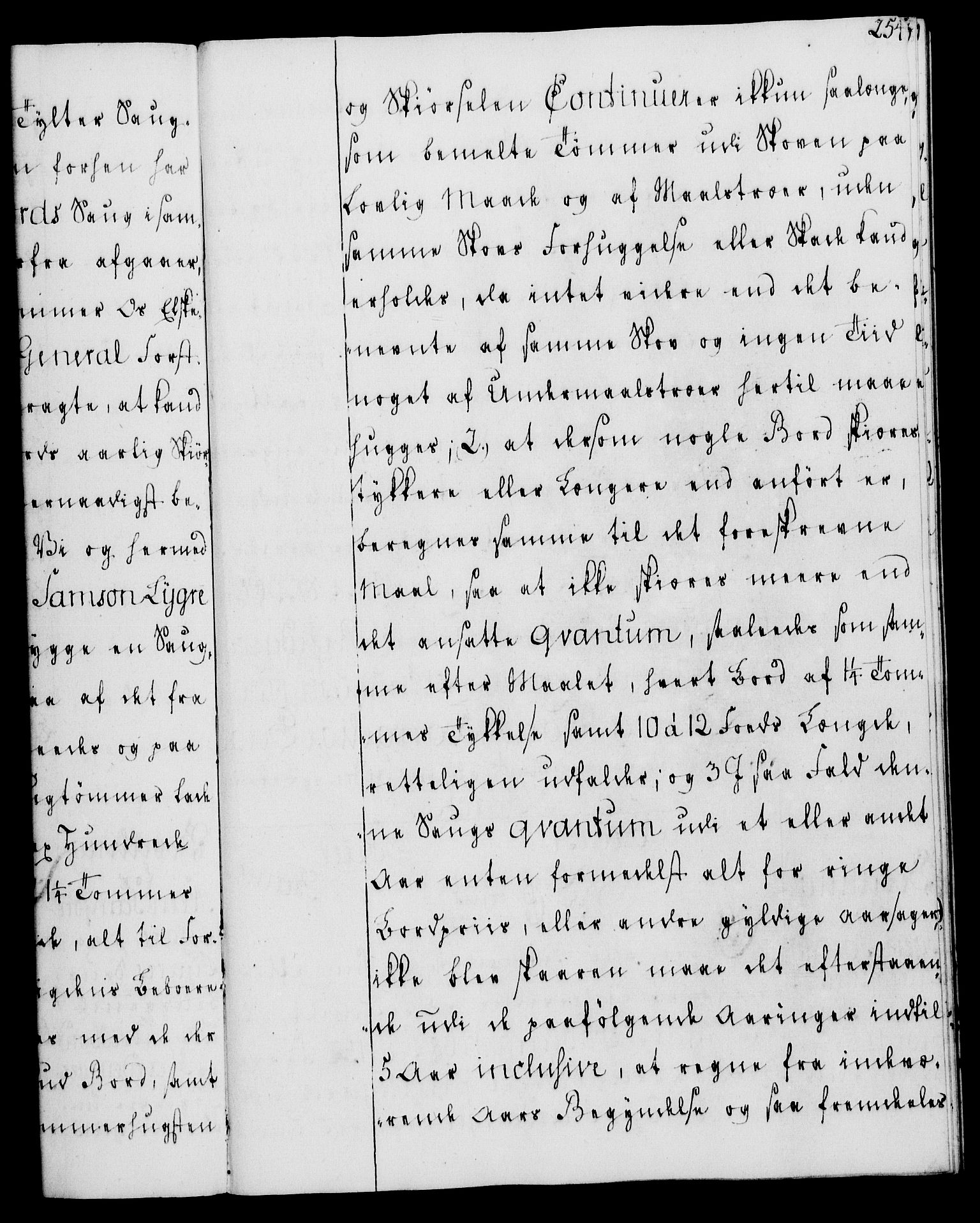 Rentekammeret, Kammerkanselliet, RA/EA-3111/G/Gg/Gga/L0008: Norsk ekspedisjonsprotokoll med register (merket RK 53.8), 1768-1771, p. 254