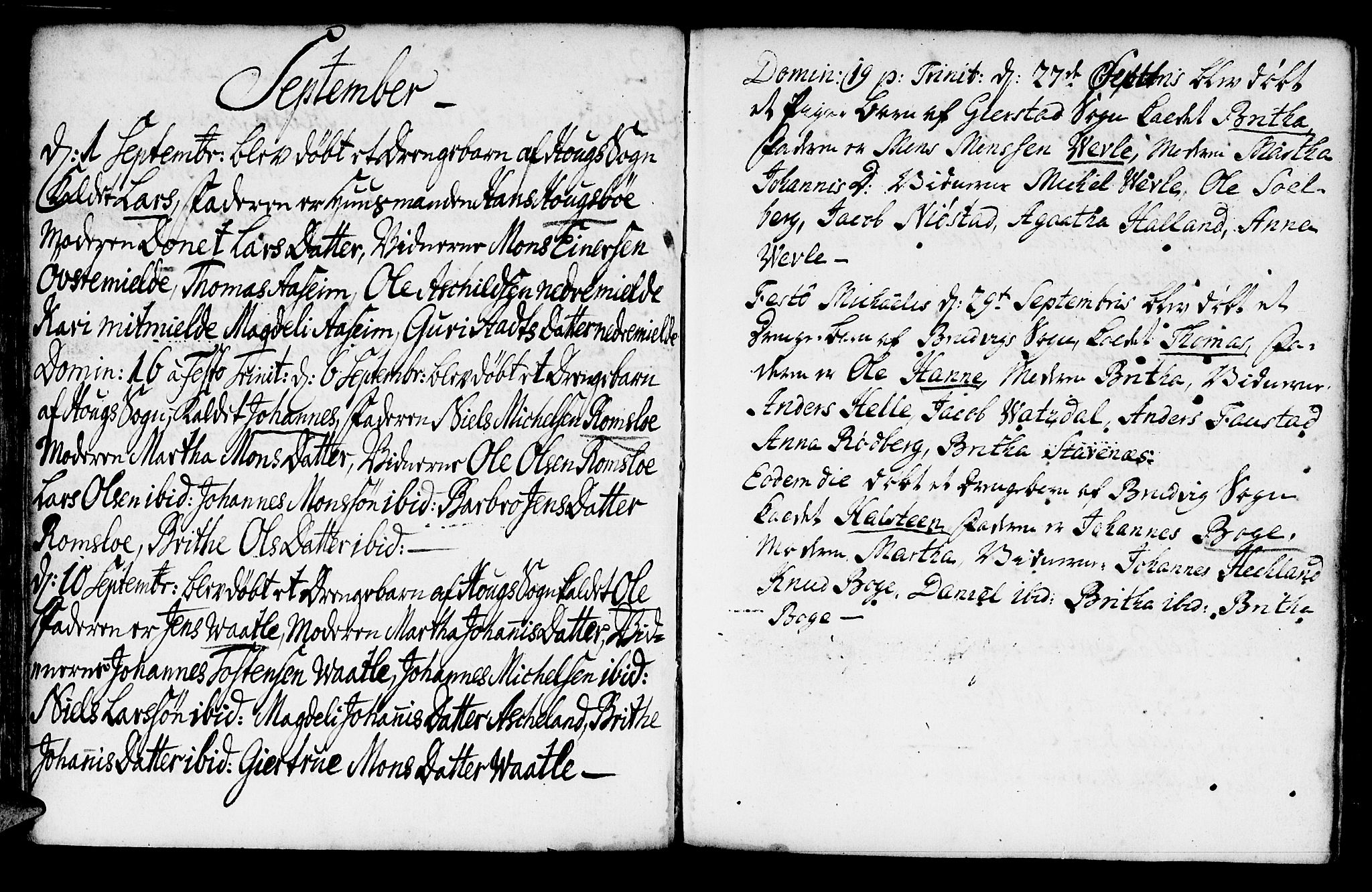 Haus sokneprestembete, SAB/A-75601/H/Haa: Parish register (official) no. A 8, 1754-1769, p. 42