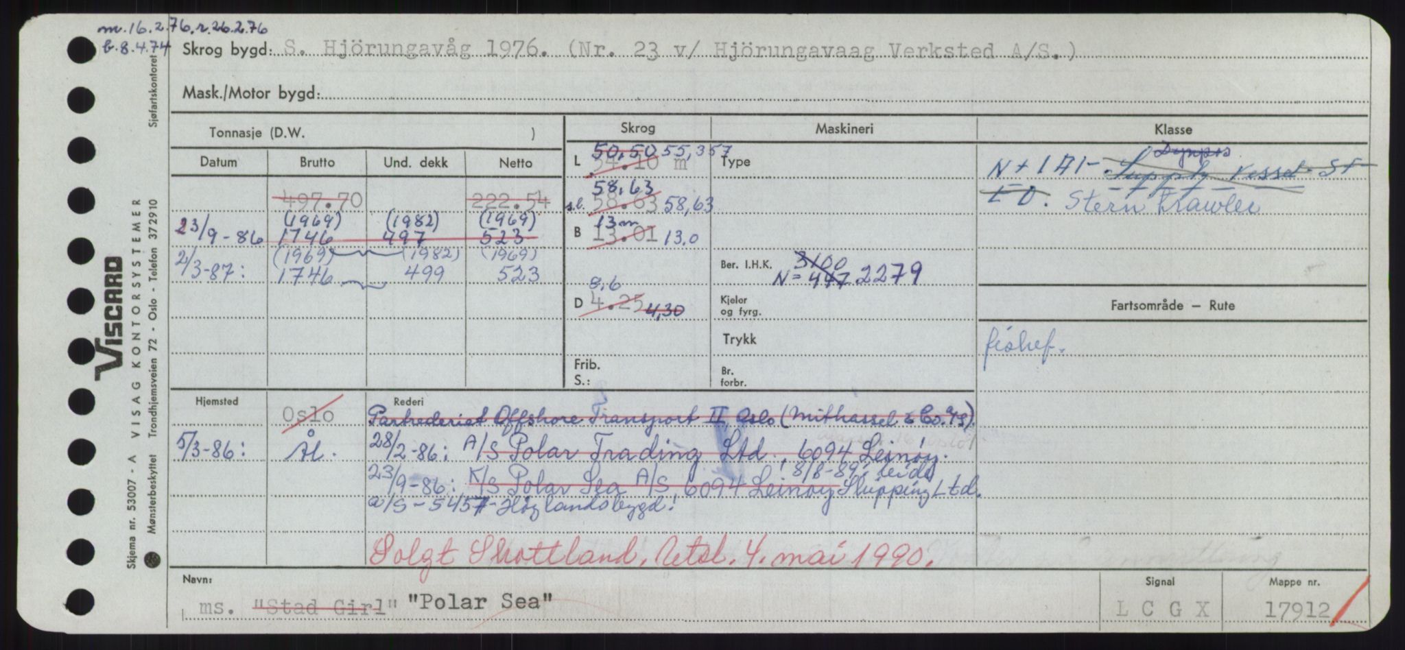 Sjøfartsdirektoratet med forløpere, Skipsmålingen, RA/S-1627/H/Hd/L0029: Fartøy, P, p. 325