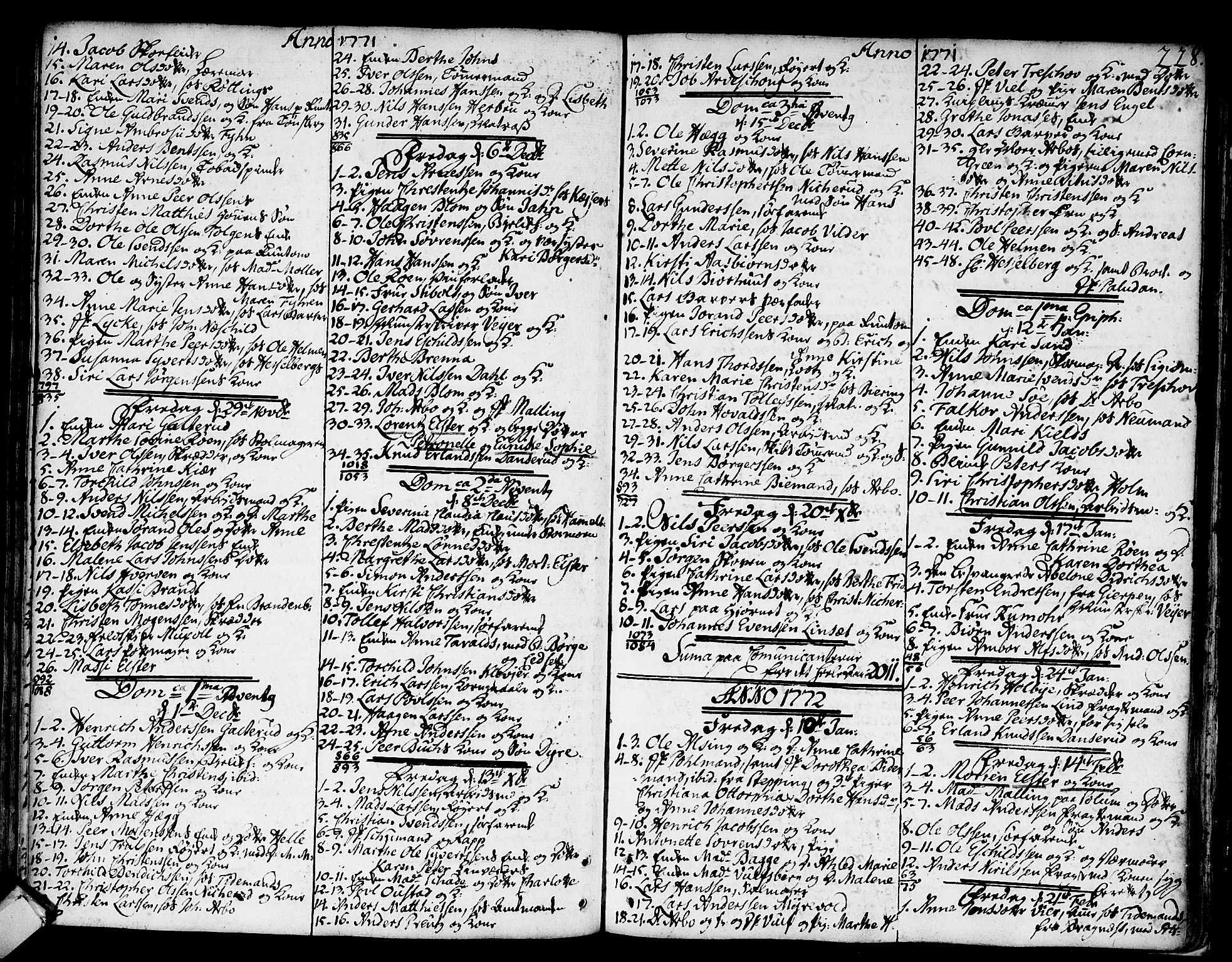 Strømsø kirkebøker, AV/SAKO-A-246/F/Fa/L0008: Parish register (official) no. I 8, 1748-1774, p. 228