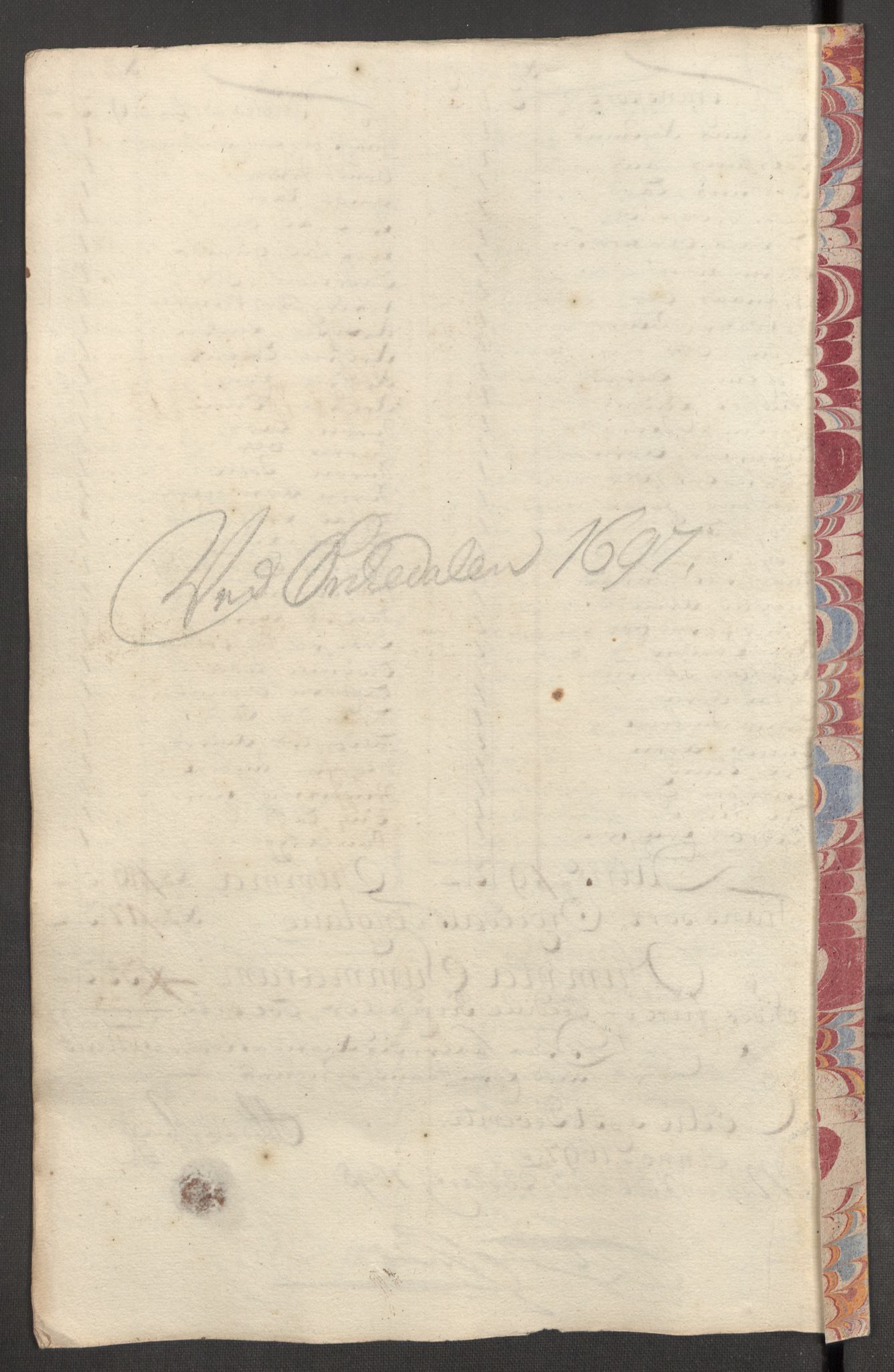 Rentekammeret inntil 1814, Reviderte regnskaper, Fogderegnskap, RA/EA-4092/R60/L3947: Fogderegnskap Orkdal og Gauldal, 1697, p. 176