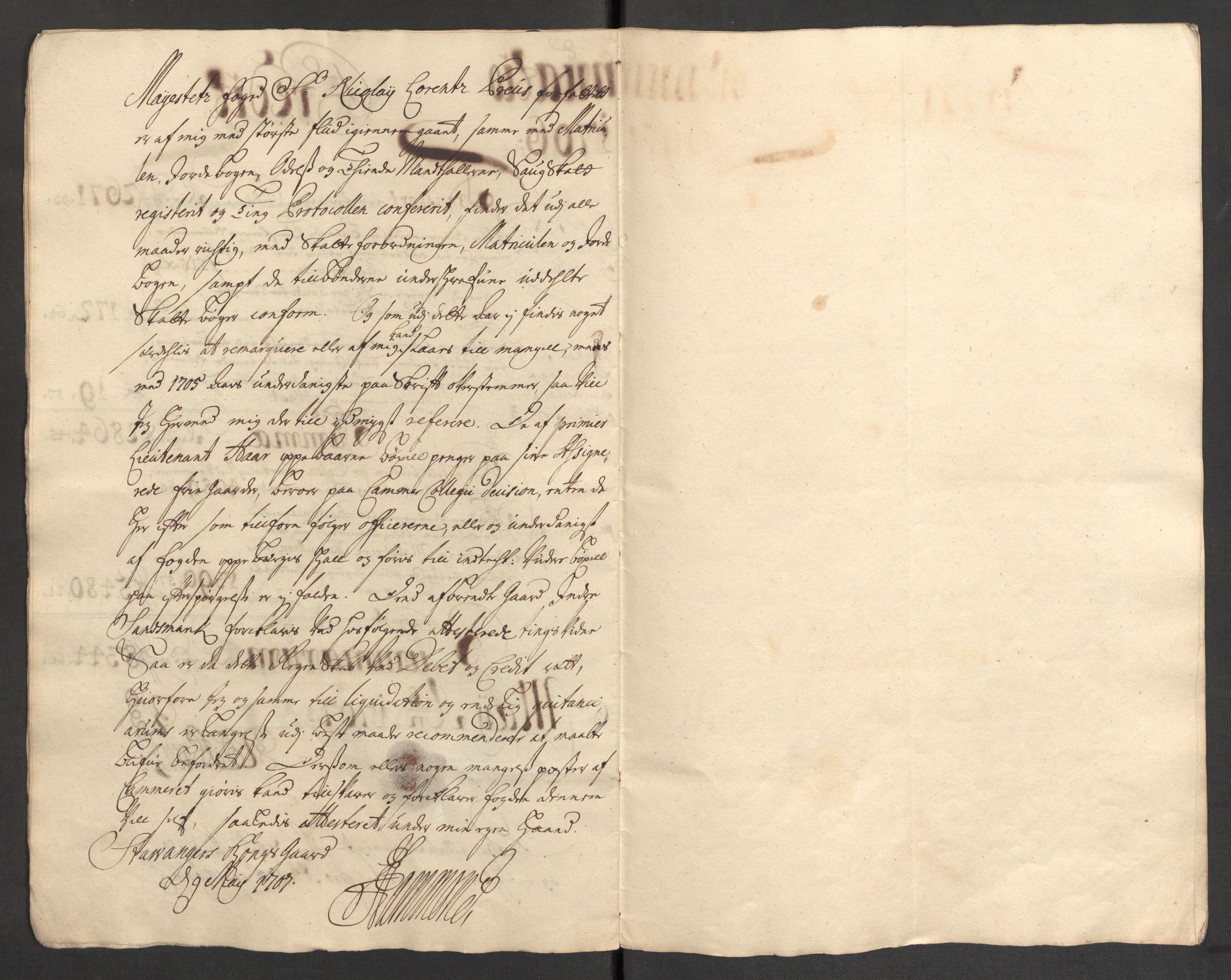 Rentekammeret inntil 1814, Reviderte regnskaper, Fogderegnskap, AV/RA-EA-4092/R46/L2733: Fogderegnskap Jæren og Dalane, 1705-1708, p. 136