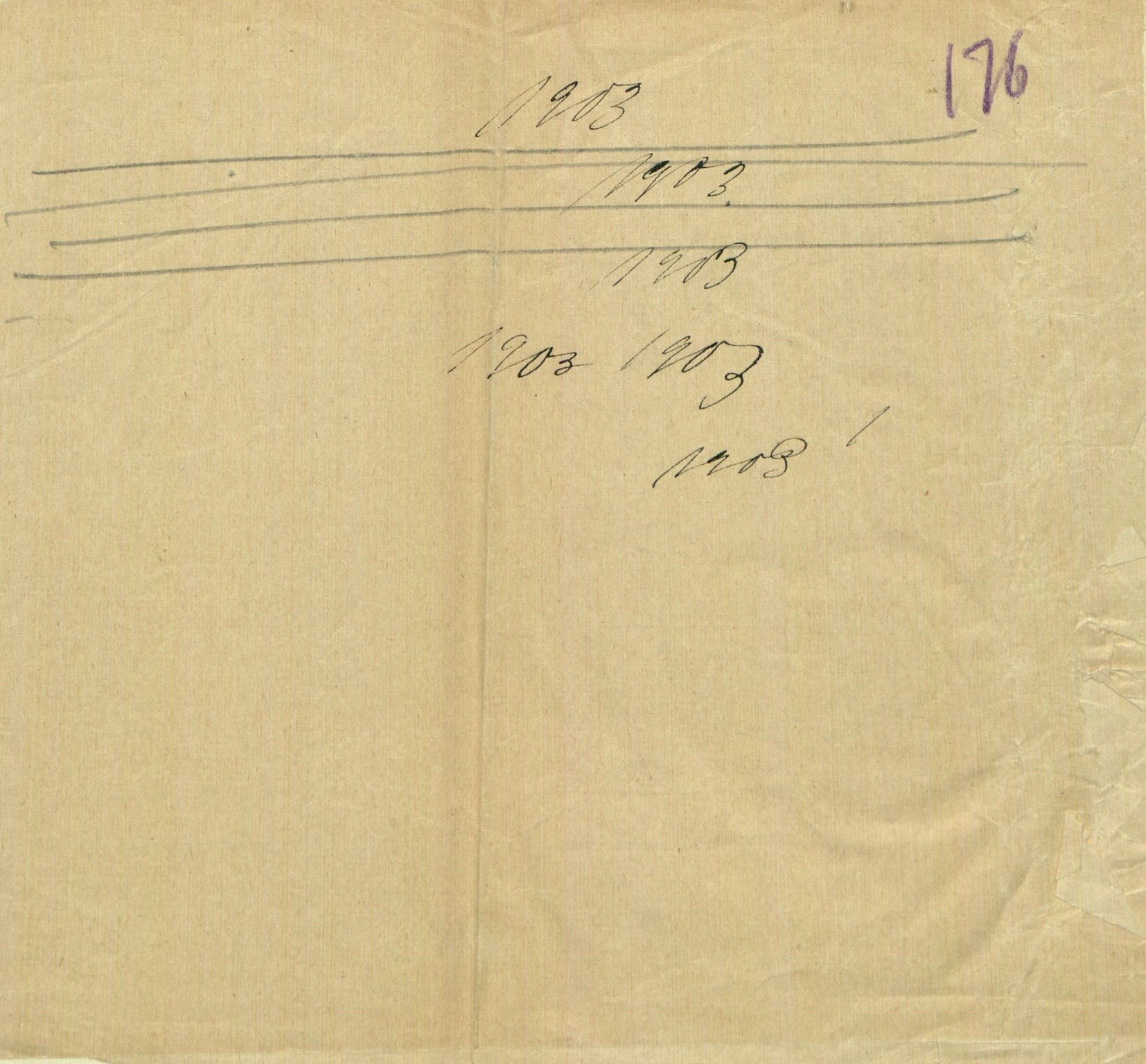 Rikard Berge, TEMU/TGM-A-1003/F/L0009/0003: 341-356 / 343 Mest brev, litt tradisjon, 1902-1925, p. 176