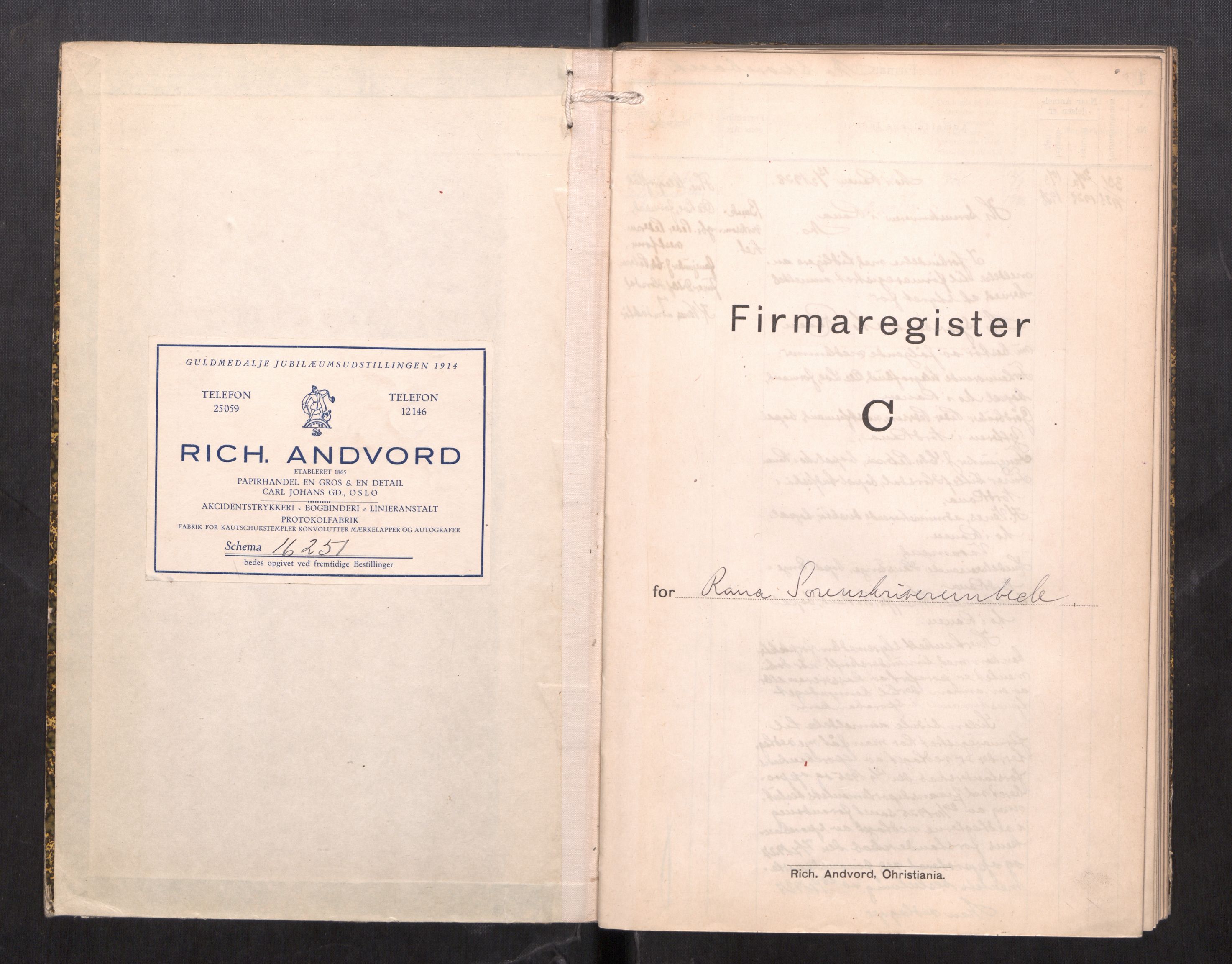 Rana sorenskriveri , AV/SAT-A-1108/2/J/Ja/Jaa/L0011: Firmaregister C, 1928-1941, p. 2