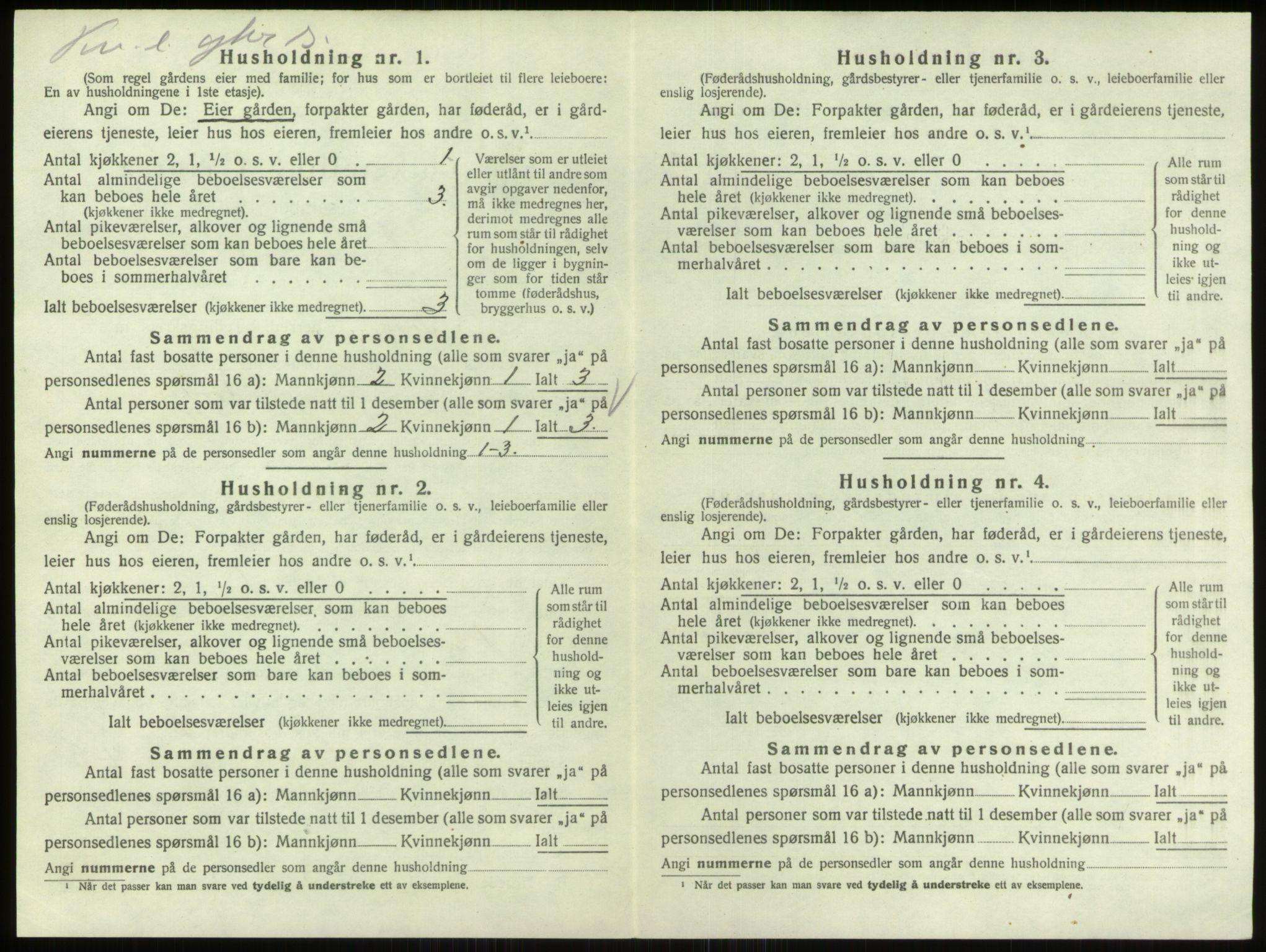 SAO, 1920 census for Berg, 1920, p. 1029