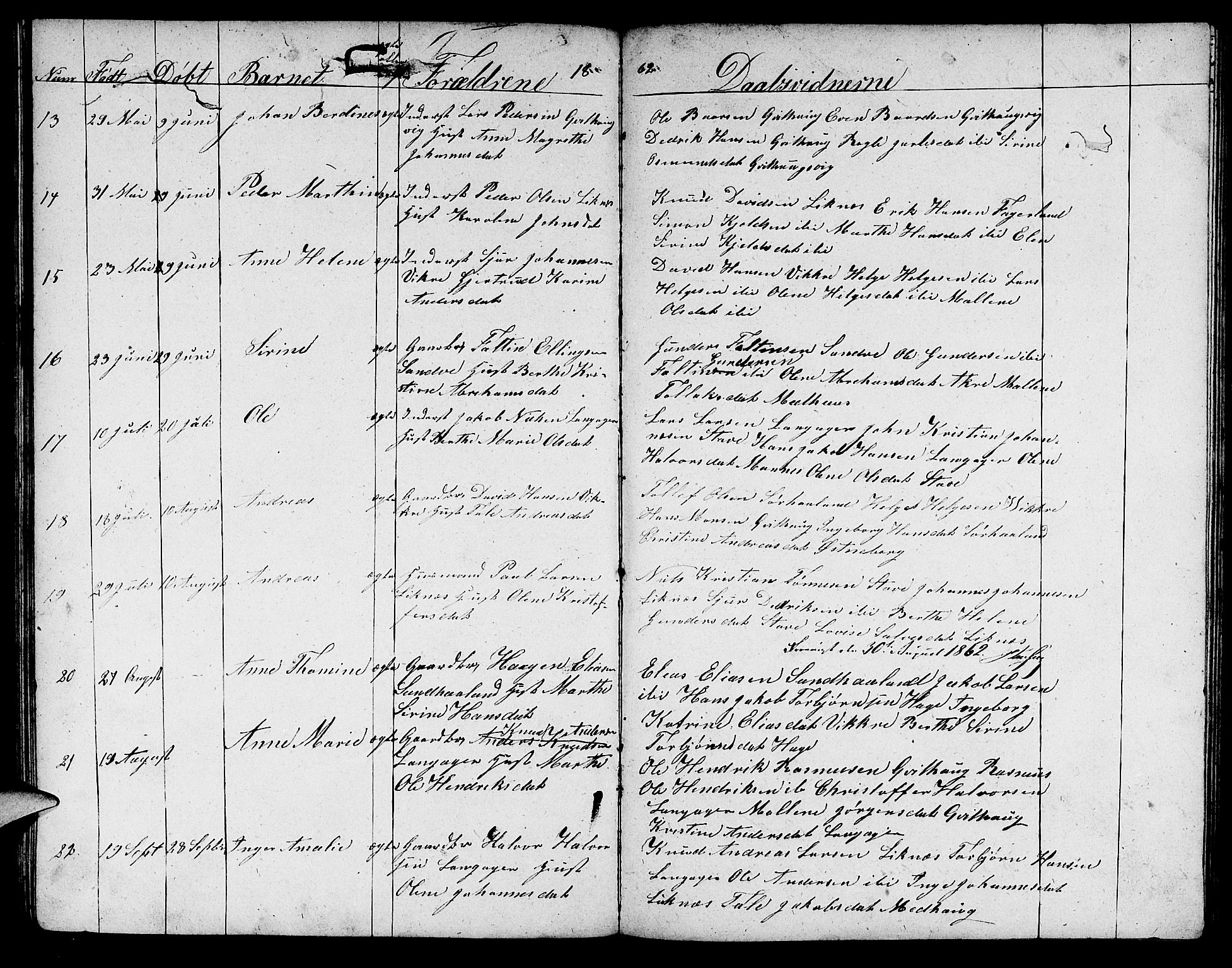 Skudenes sokneprestkontor, AV/SAST-A -101849/H/Ha/Hab/L0002: Parish register (copy) no. B 2, 1848-1873