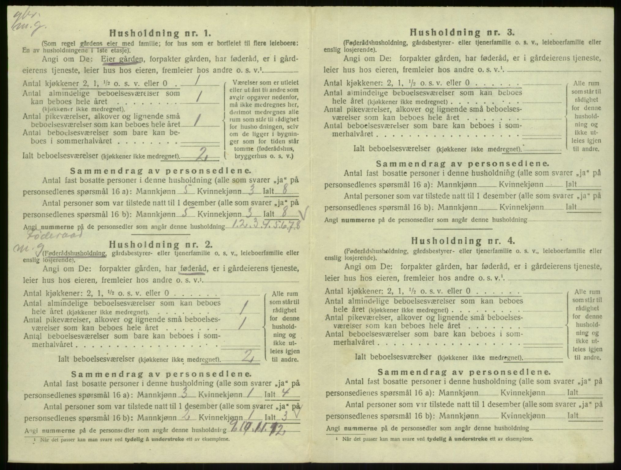 SAB, 1920 census for Masfjorden, 1920, p. 547