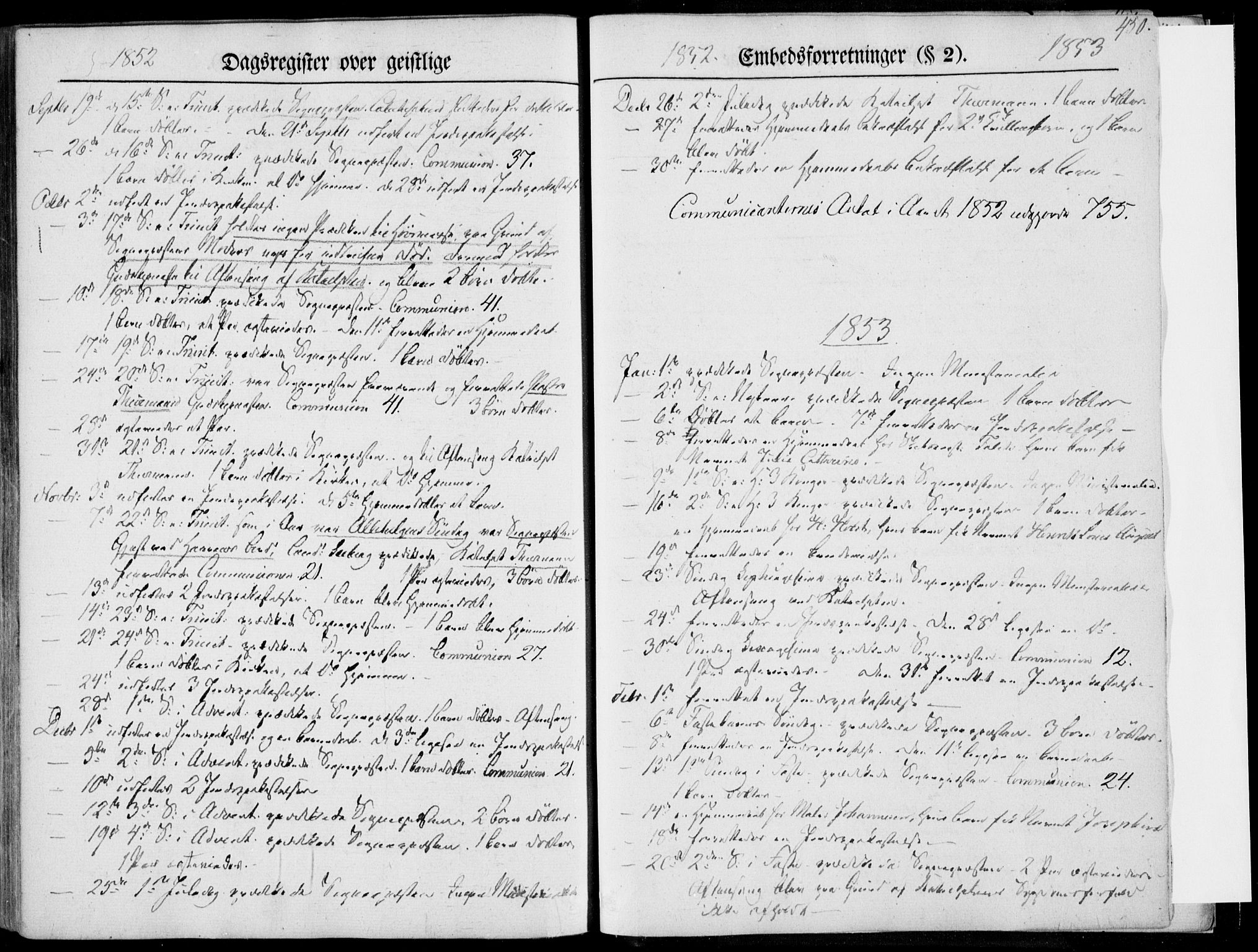 Tønsberg kirkebøker, AV/SAKO-A-330/F/Fa/L0007: Parish register (official) no. I 7, 1845-1854, p. 450