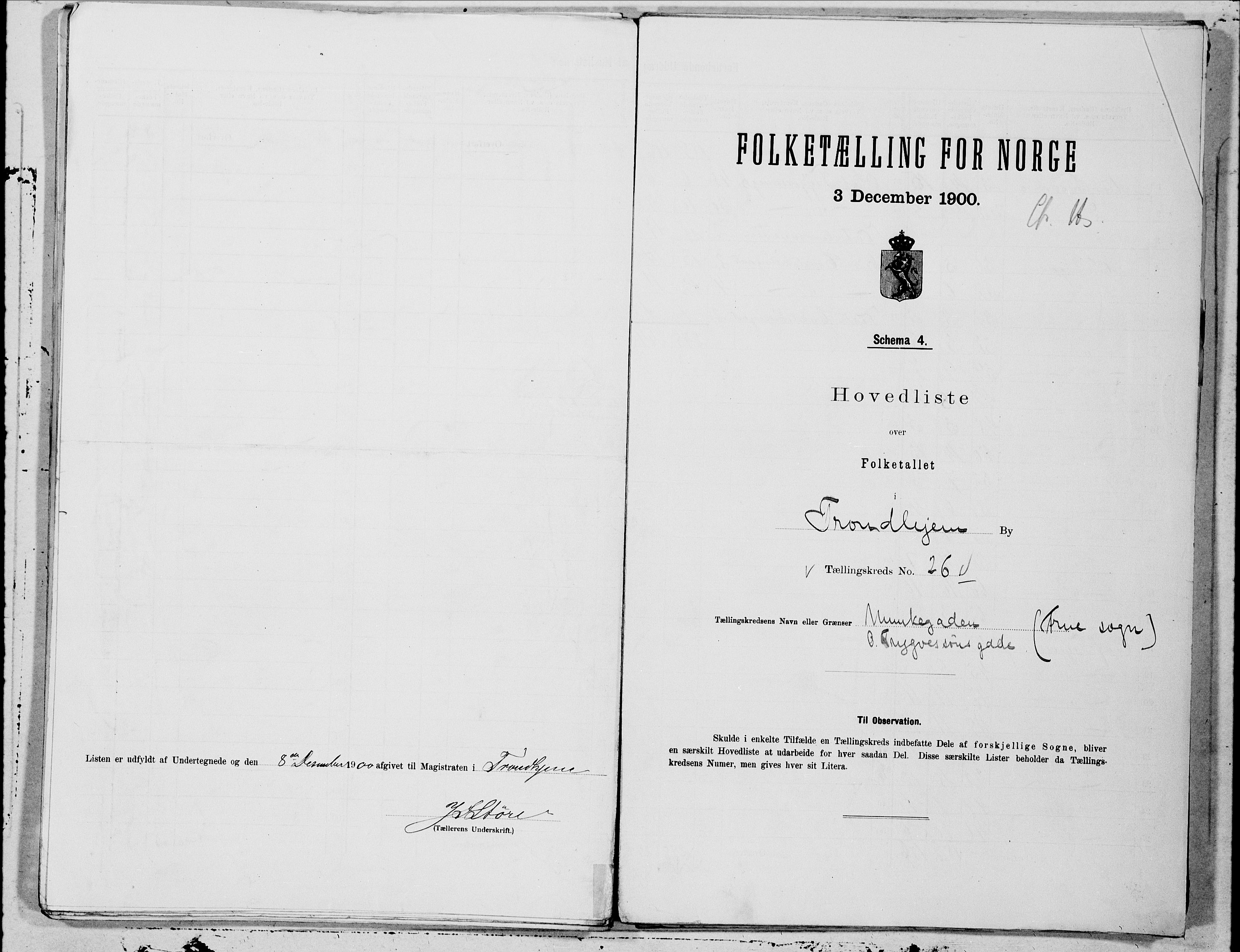 SAT, 1900 census for Trondheim, 1900, p. 51