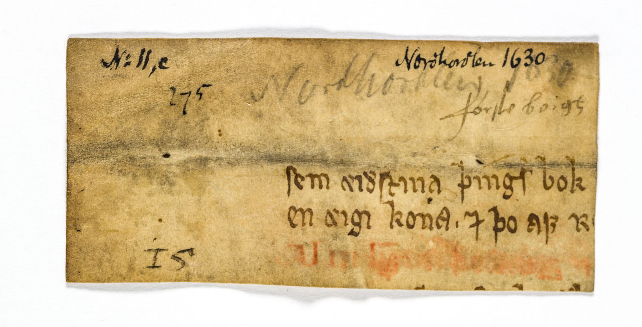 Riksarkivets diplomsamling, AV/RA-EA-5965/F26/L0003: Norrøne membranfragmenter bestand 11-30, 1100-1536, p. 6