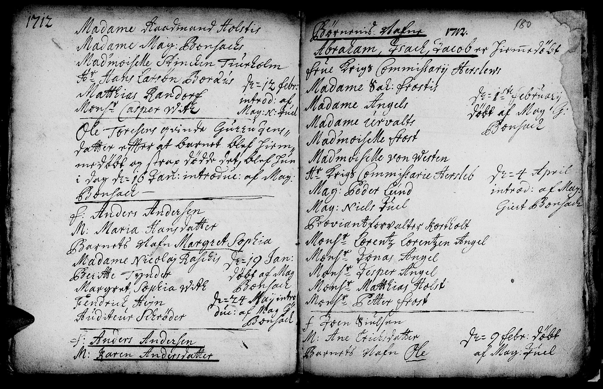 Ministerialprotokoller, klokkerbøker og fødselsregistre - Sør-Trøndelag, SAT/A-1456/601/L0034: Parish register (official) no. 601A02, 1702-1714, p. 180