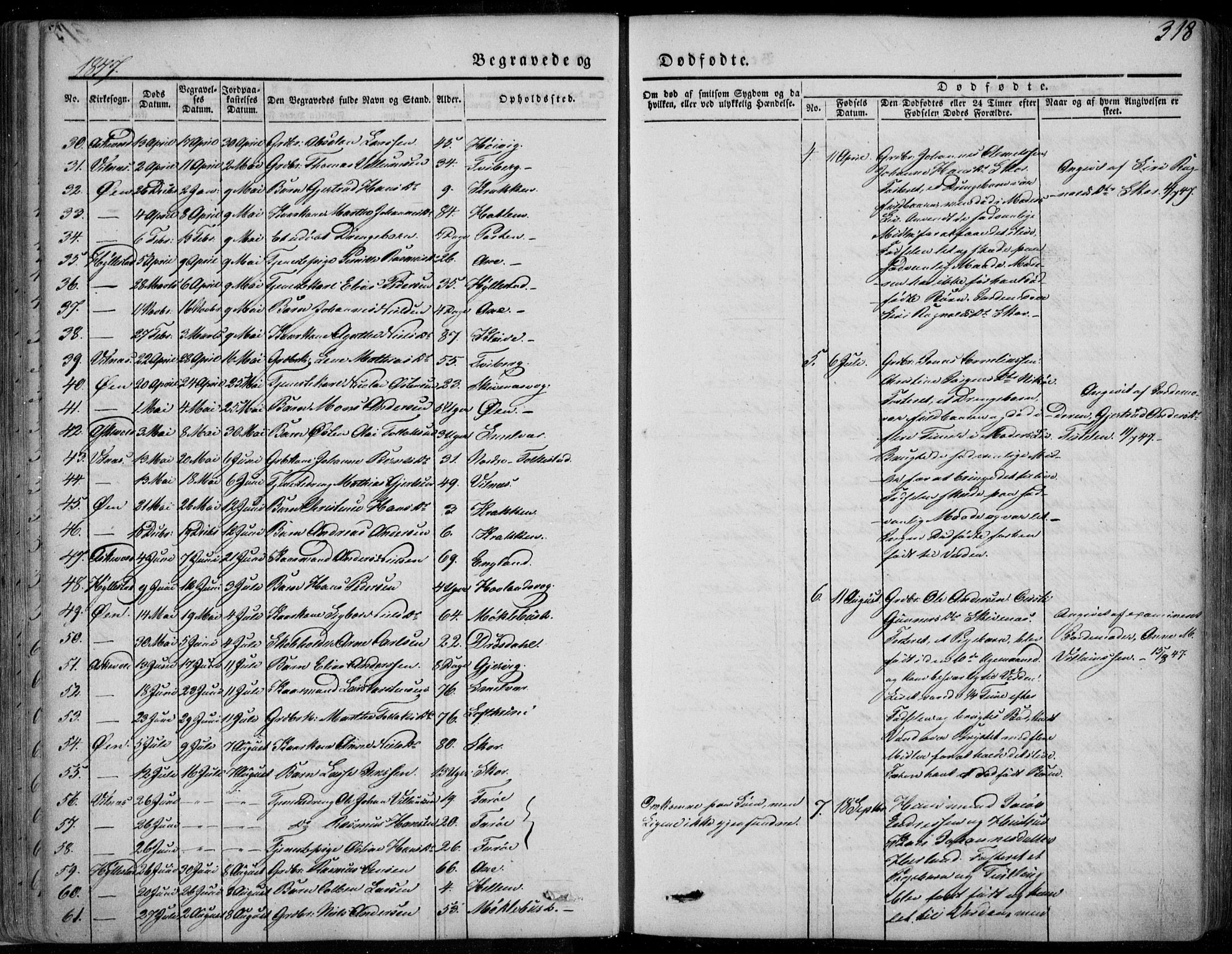 Askvoll sokneprestembete, SAB/A-79501/H/Haa/Haaa/L0011/0002: Parish register (official) no. A 11 II, 1845-1878, p. 318