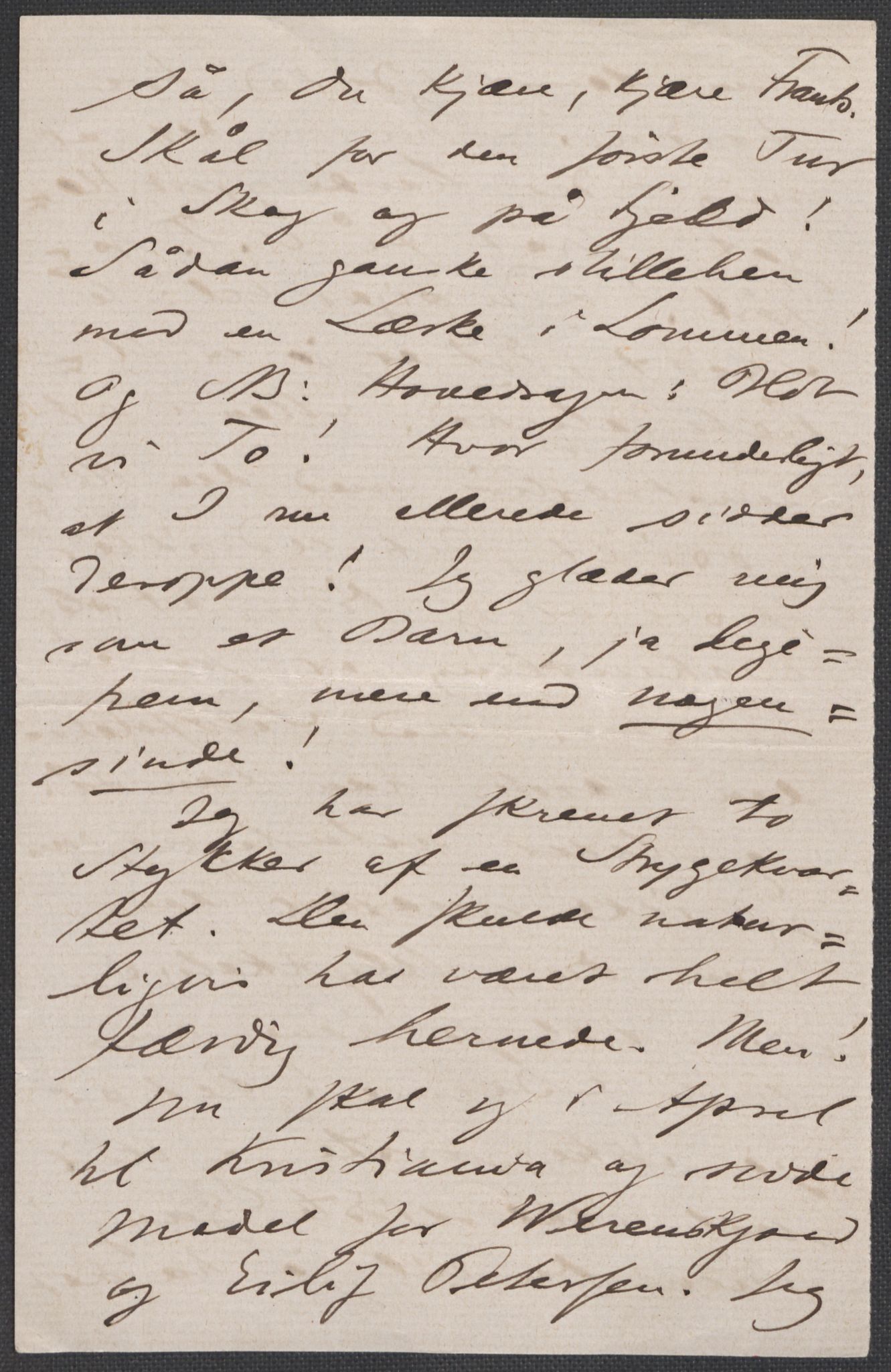 Beyer, Frants, AV/RA-PA-0132/F/L0001: Brev fra Edvard Grieg til Frantz Beyer og "En del optegnelser som kan tjene til kommentar til brevene" av Marie Beyer, 1872-1907, p. 365