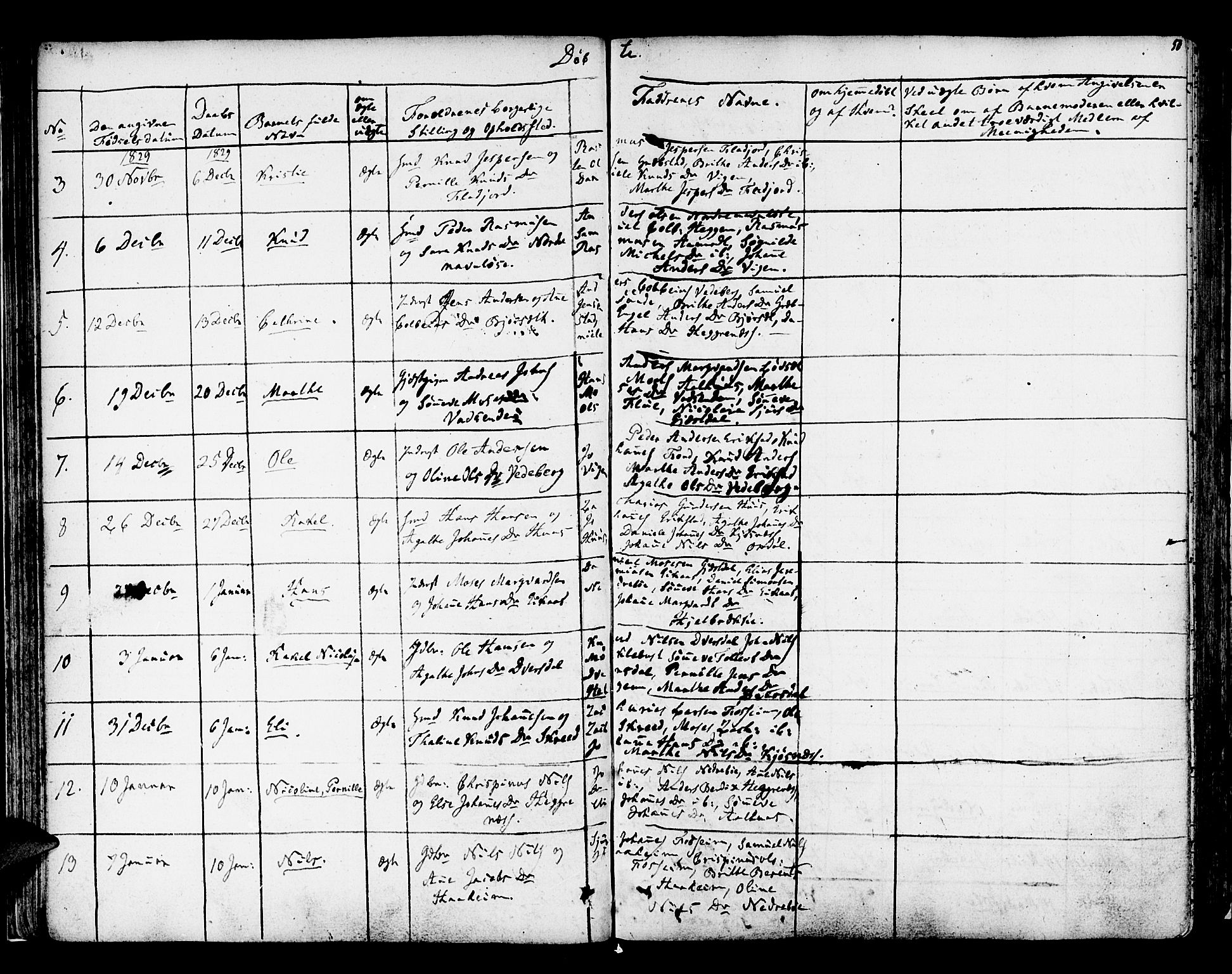 Jølster sokneprestembete, AV/SAB-A-80701/H/Haa/Haaa/L0008: Parish register (official) no. A 8, 1821-1833, p. 50