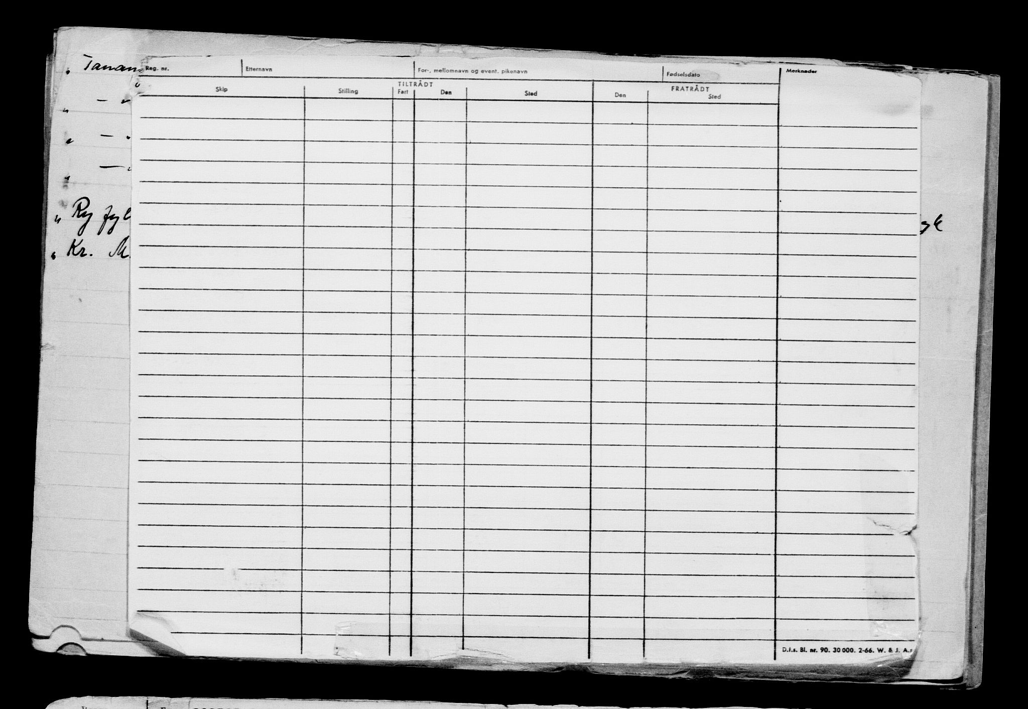 Direktoratet for sjømenn, AV/RA-S-3545/G/Gb/L0220: Hovedkort, 1923, p. 536