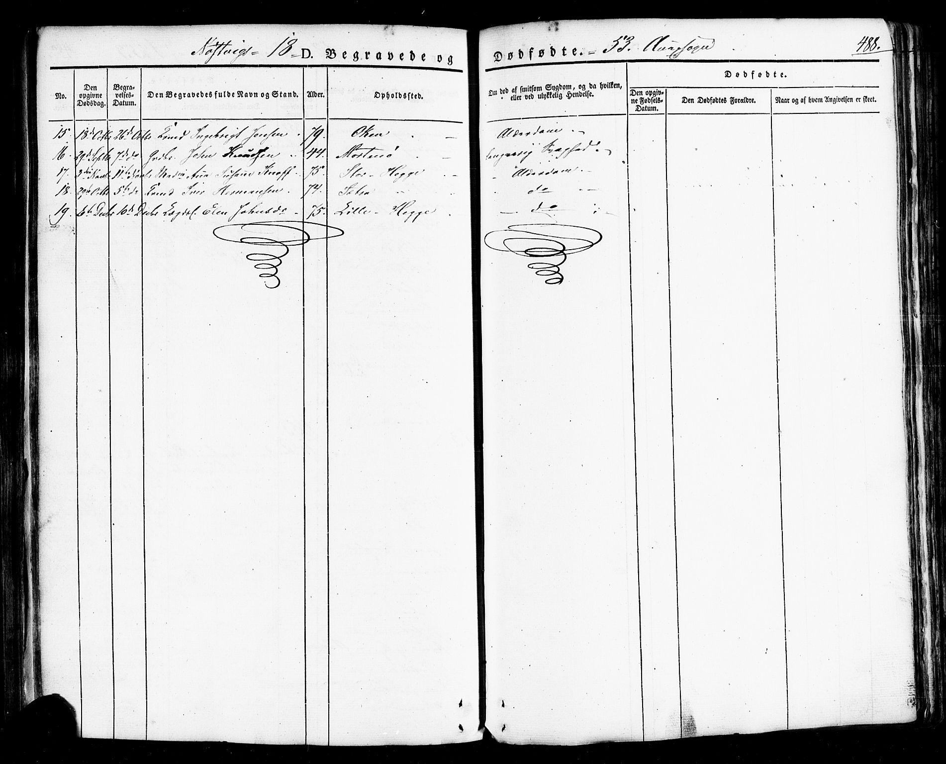 Ministerialprotokoller, klokkerbøker og fødselsregistre - Nordland, AV/SAT-A-1459/814/L0224: Parish register (official) no. 814A05, 1834-1874, p. 488