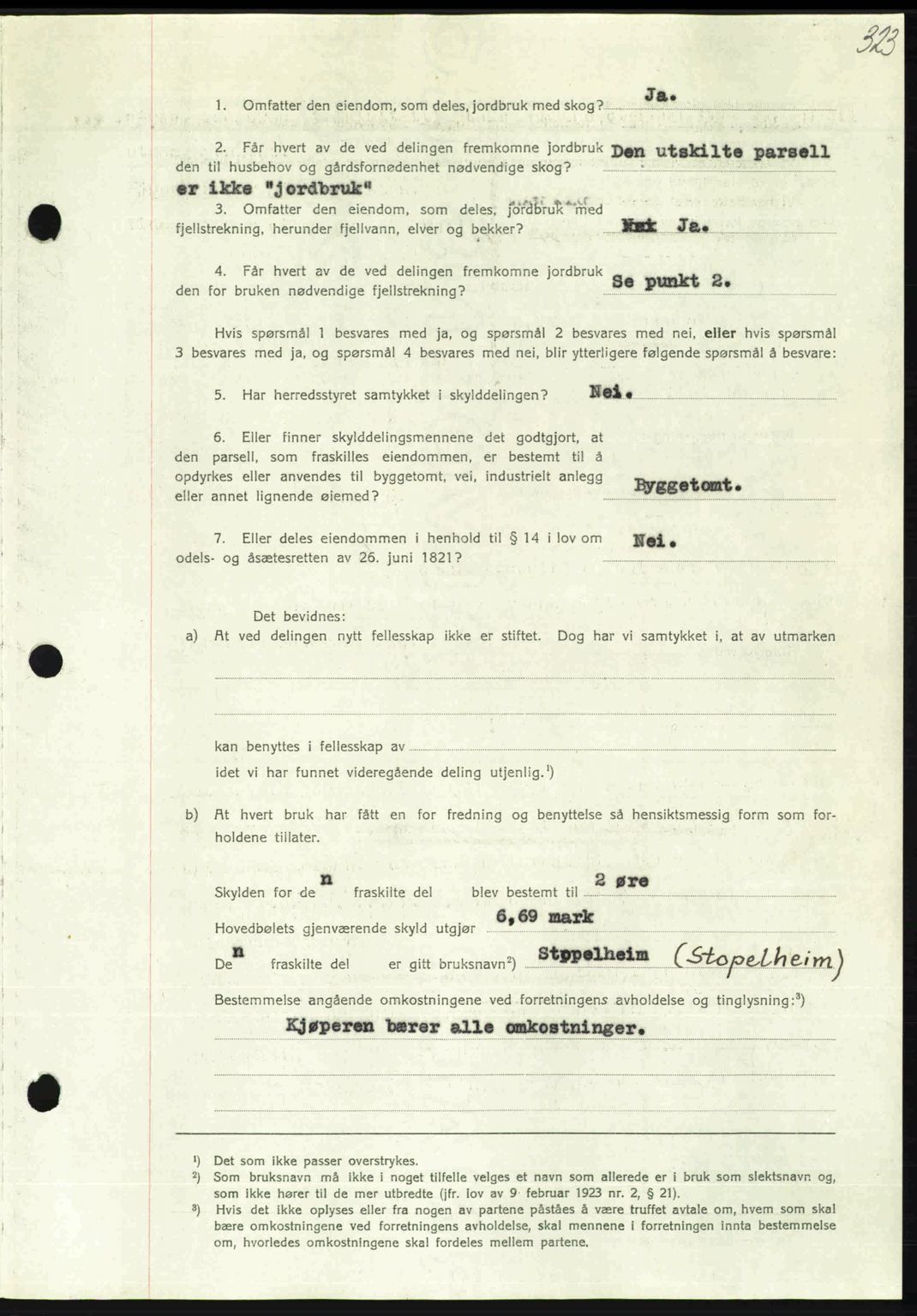 Nordmøre sorenskriveri, AV/SAT-A-4132/1/2/2Ca: Mortgage book no. A102, 1946-1946, Diary no: : 1570/1946