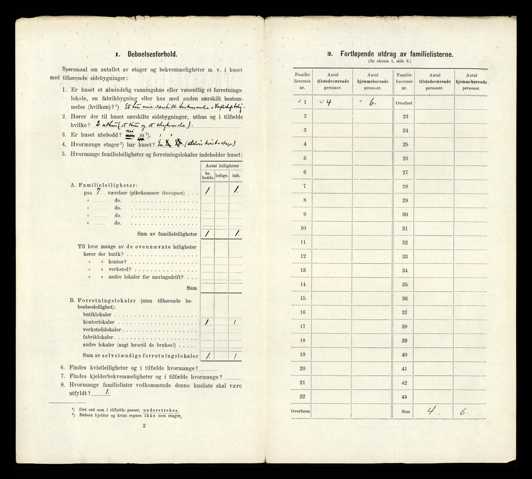 RA, 1910 census for Bergen, 1910, p. 422