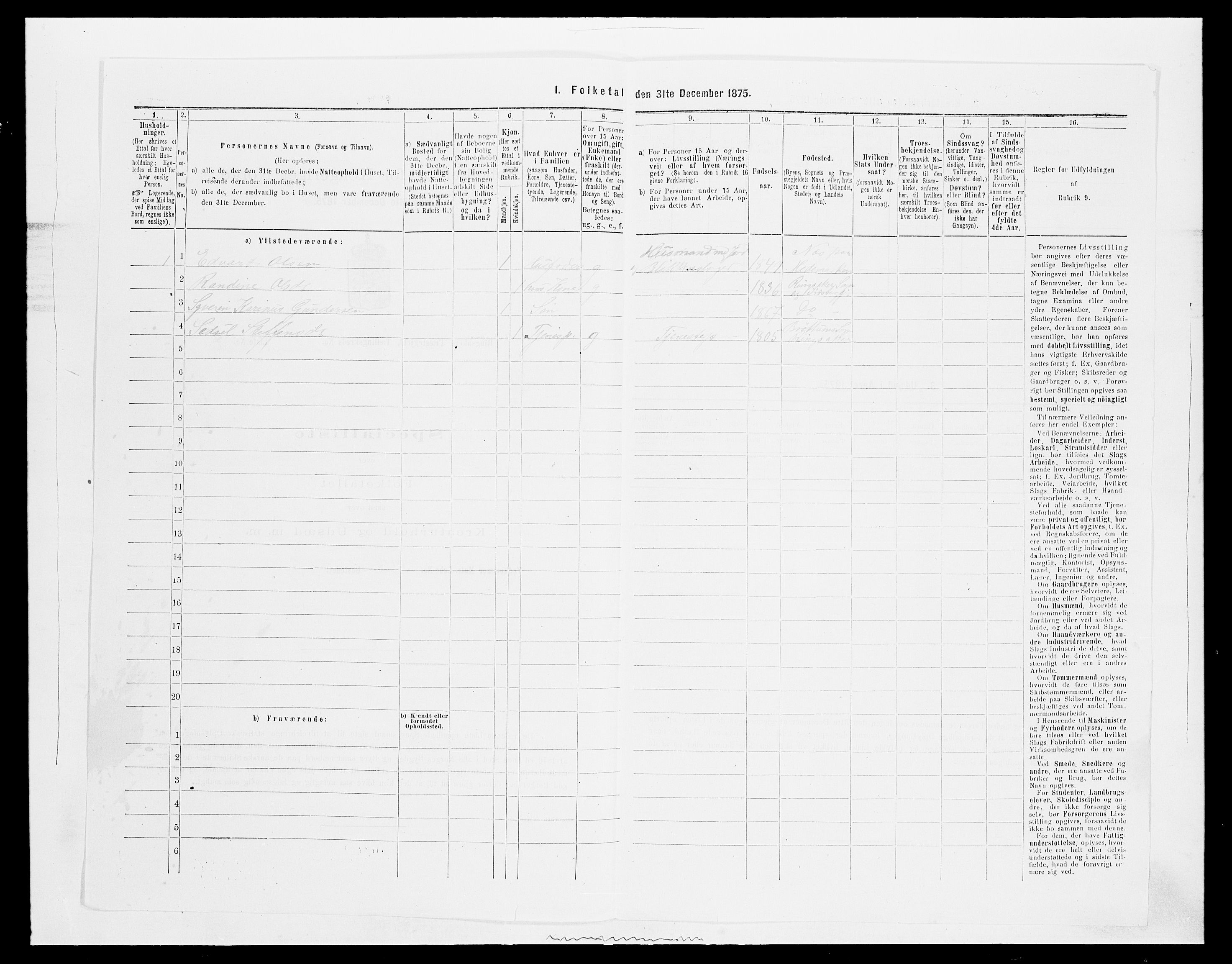 SAH, 1875 census for 0412P Ringsaker, 1875, p. 3049