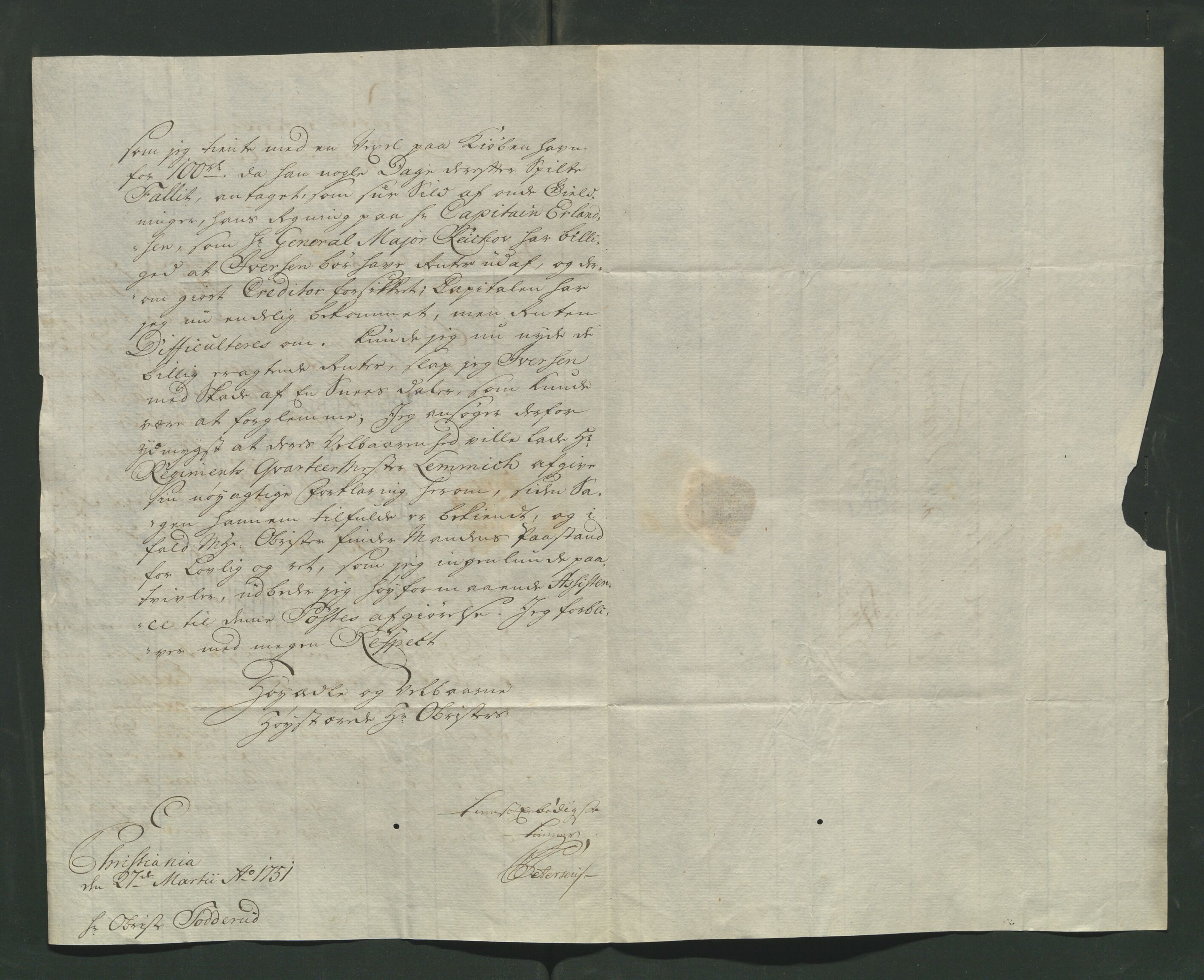 Åker i Vang, Hedmark, og familien Todderud, AV/SAH-ARK-010/J/Jc/L0001: Korrespondanse, 1706-1752, p. 294