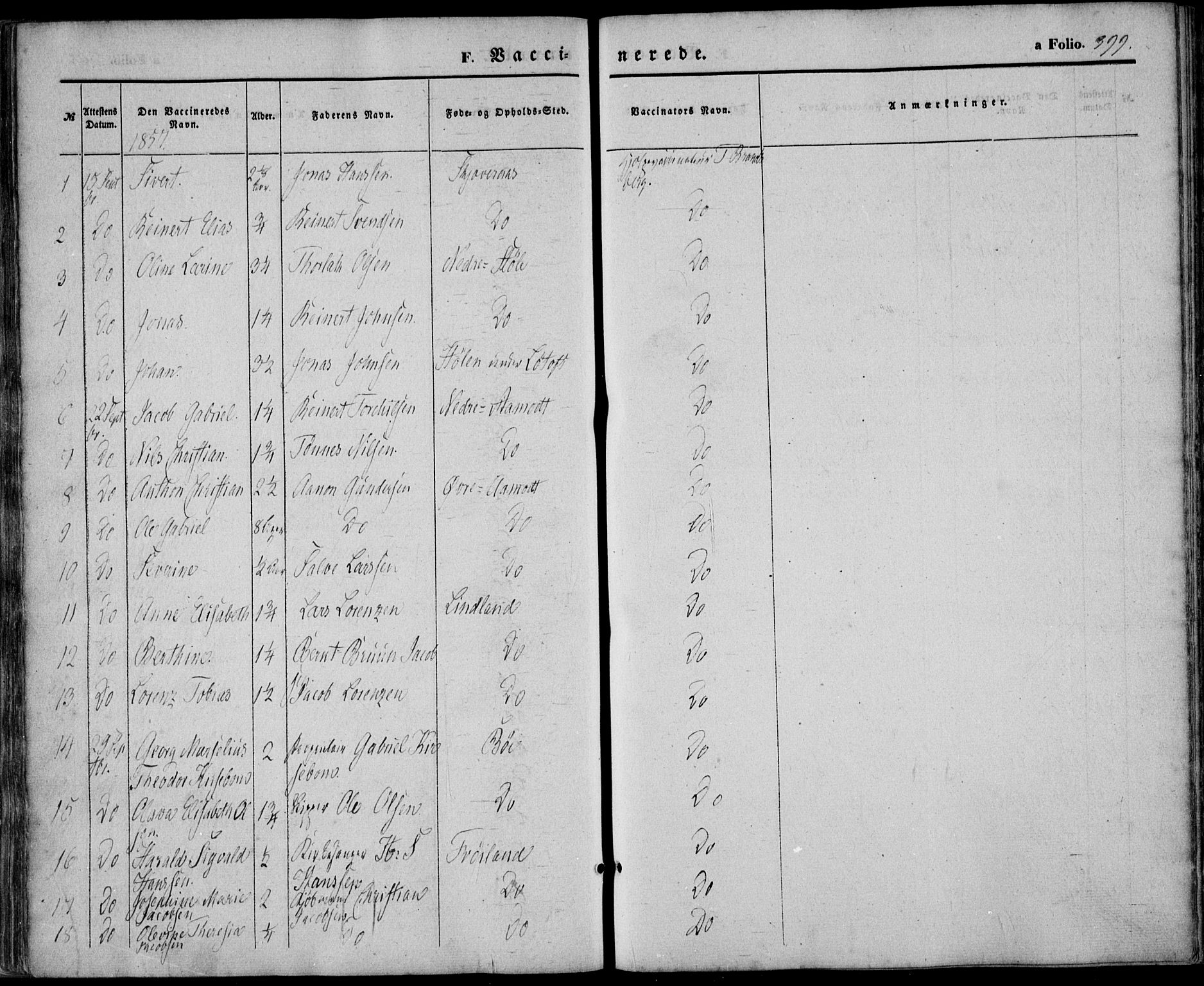 Sokndal sokneprestkontor, SAST/A-101808: Parish register (official) no. A 9, 1857-1874, p. 399
