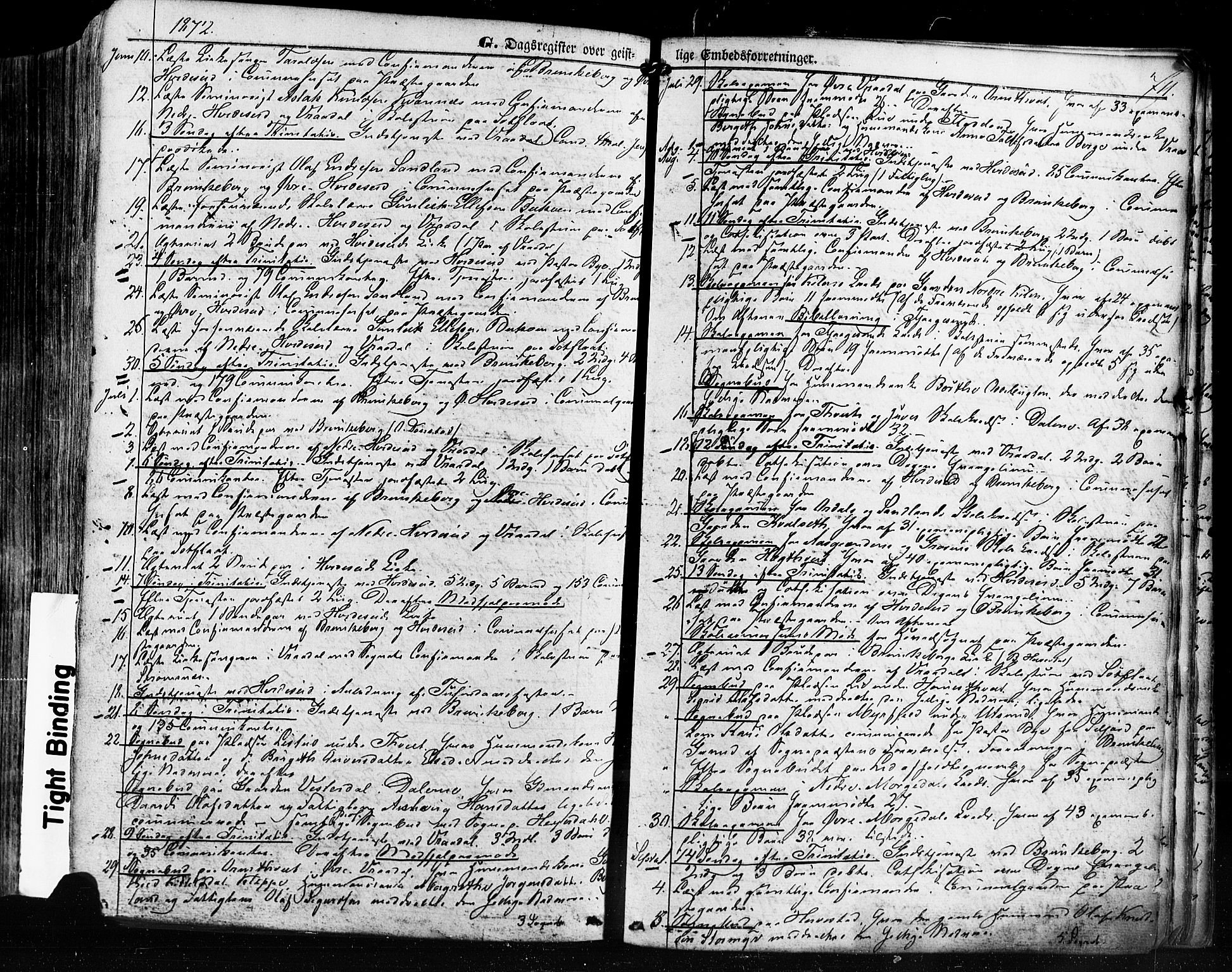 Kviteseid kirkebøker, SAKO/A-276/F/Fa/L0007: Parish register (official) no. I 7, 1859-1881, p. 711