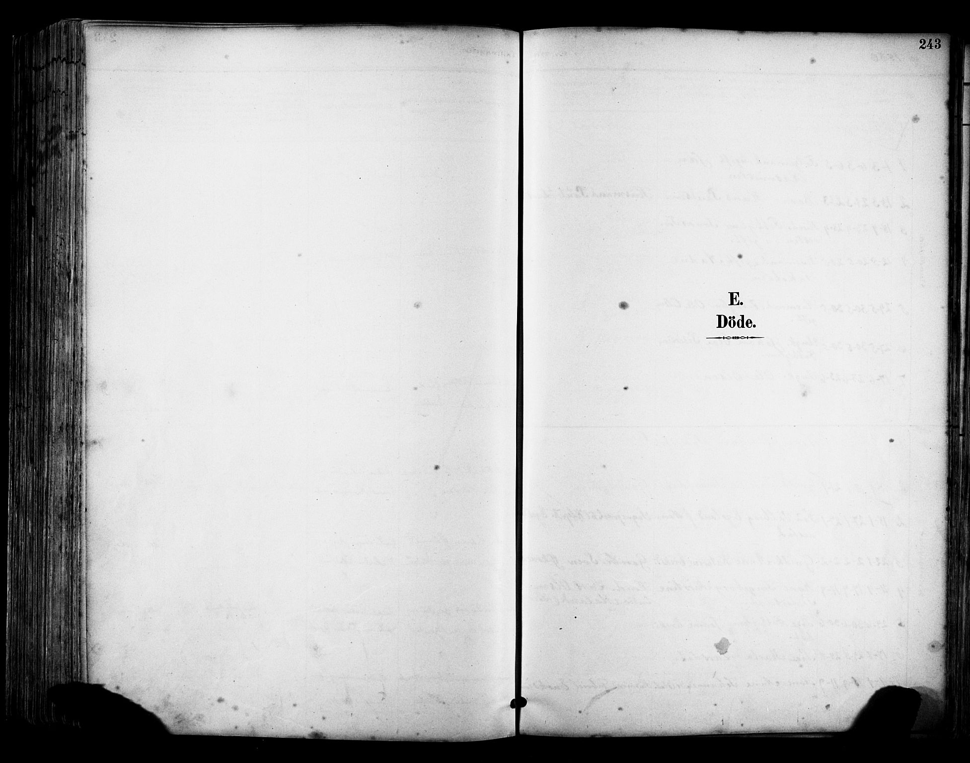 Klepp sokneprestkontor, SAST/A-101803/001/3/30BA/L0009: Parish register (official) no. A 7, 1886-1915, p. 243