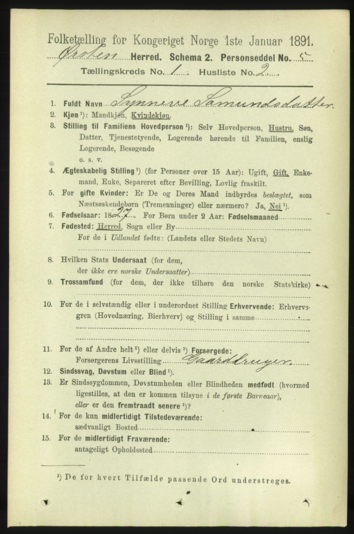 RA, 1891 census for 1520 Ørsta, 1891, p. 79