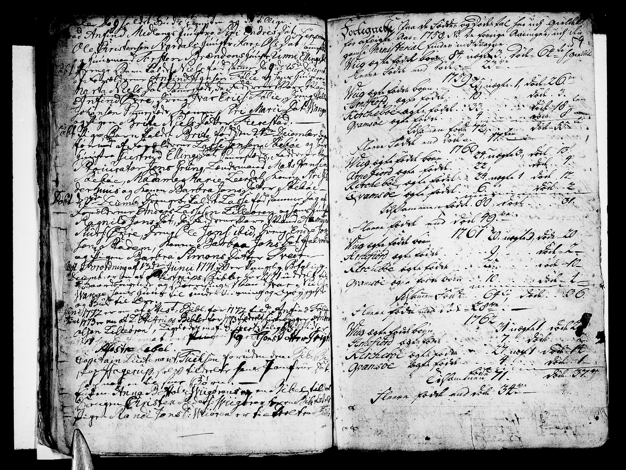 Vik sokneprestembete, AV/SAB-A-81501/H/Haa/Haaa/L0003: Parish register (official) no. A 3 / 1, 1755-1771, p. 59