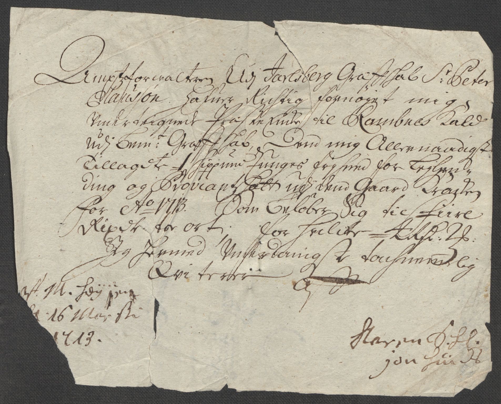 Rentekammeret inntil 1814, Reviderte regnskaper, Fogderegnskap, AV/RA-EA-4092/R32/L1879: Fogderegnskap Jarlsberg grevskap, 1714-1715, p. 236