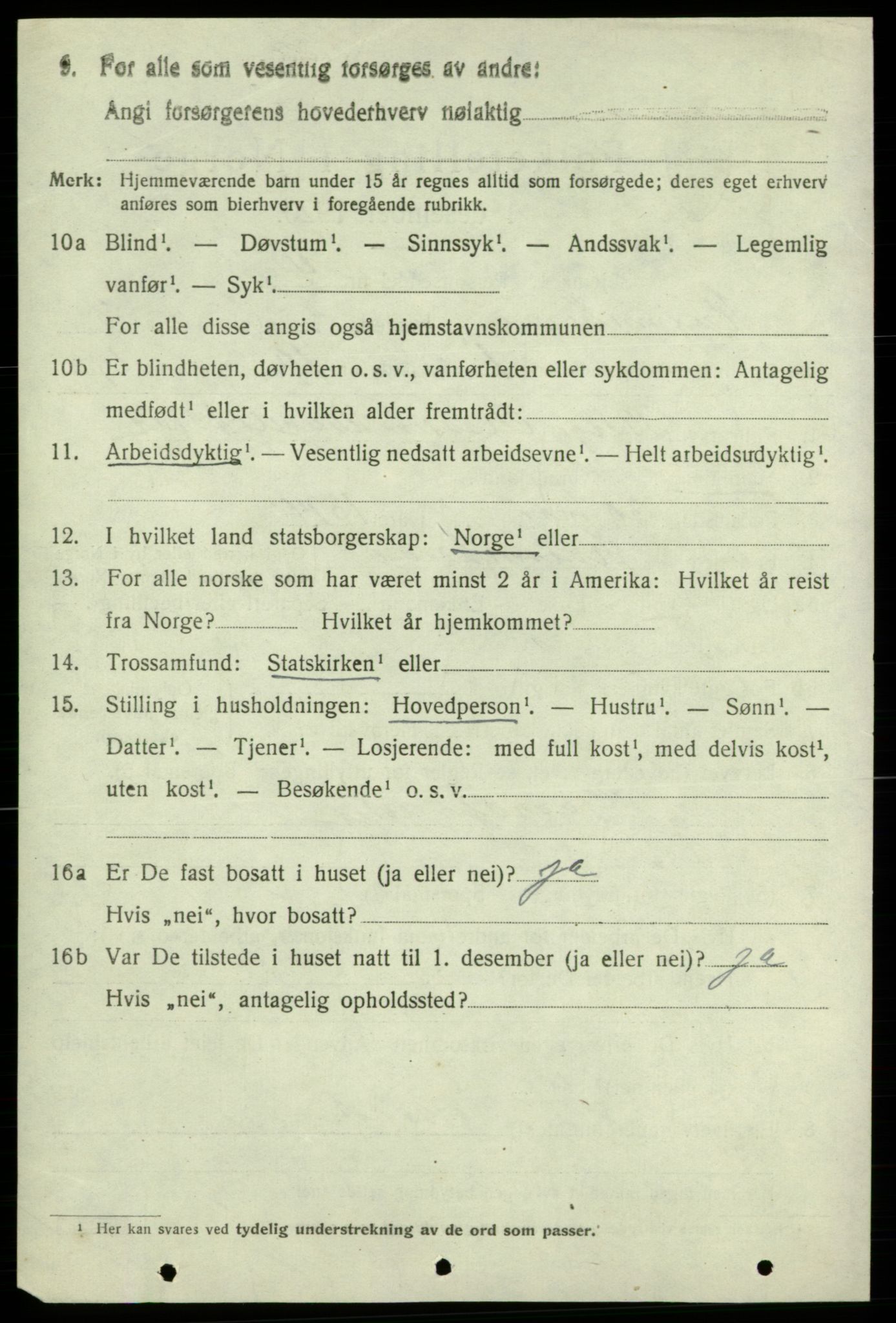 SAB, 1920 census for Kvinnherad, 1920, p. 4491