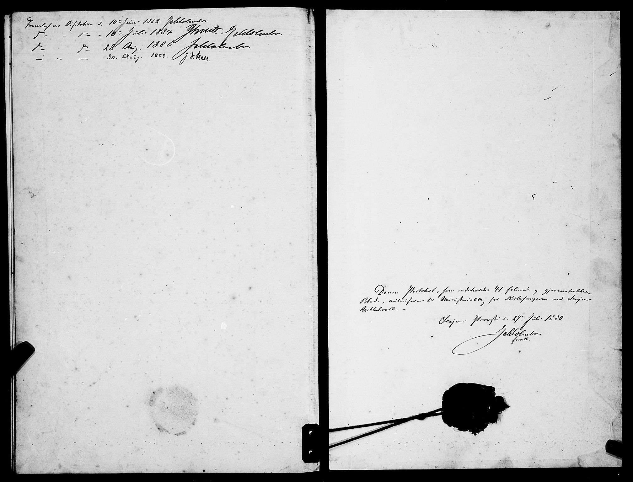 Berg sokneprestkontor, SATØ/S-1318/G/Ga/Gab/L0017klokker: Parish register (copy) no. 17, 1881-1887