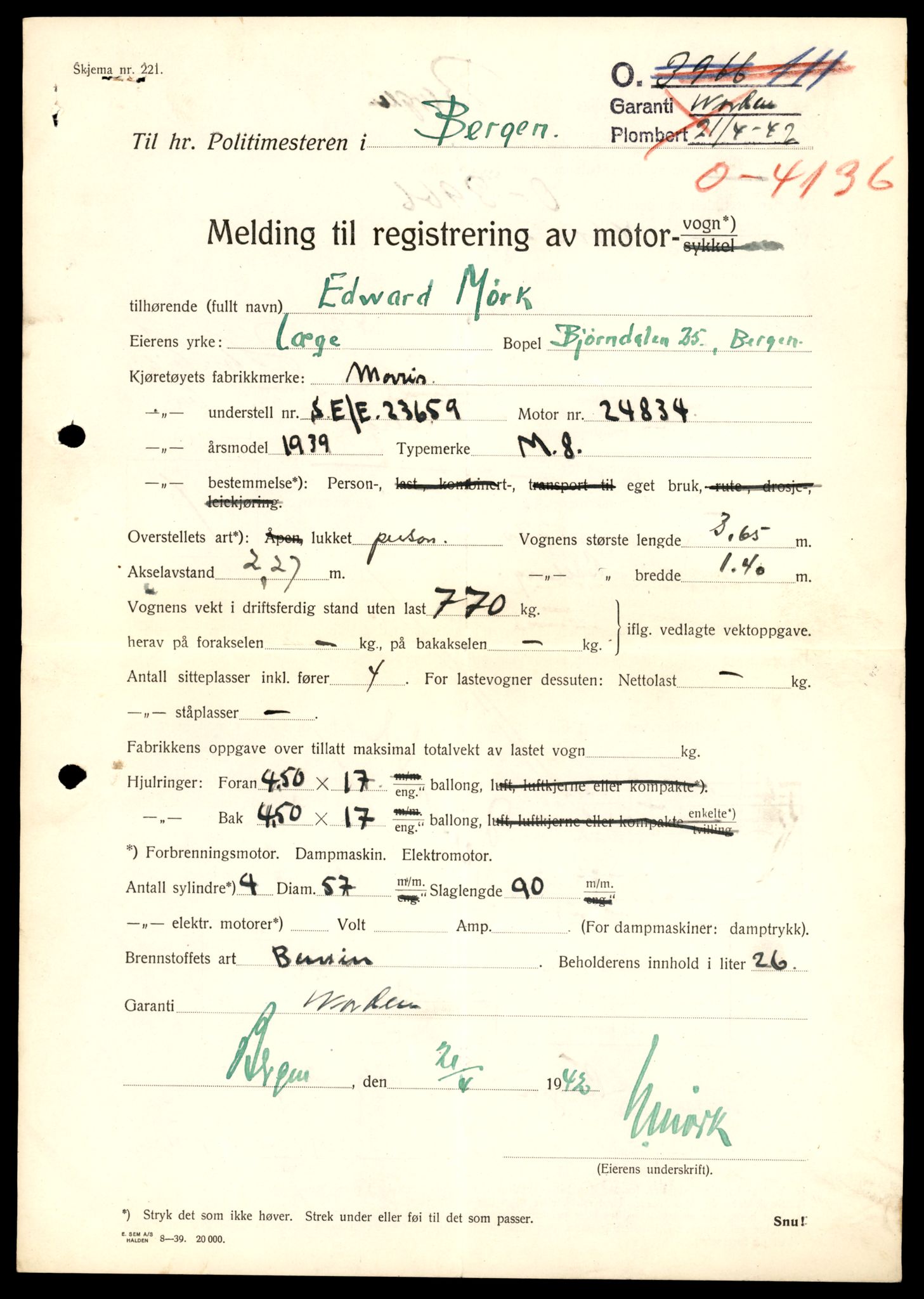 Møre og Romsdal vegkontor - Ålesund trafikkstasjon, AV/SAT-A-4099/F/Fe/L0045: Registreringskort for kjøretøy T 14320 - T 14444, 1927-1998, p. 2093