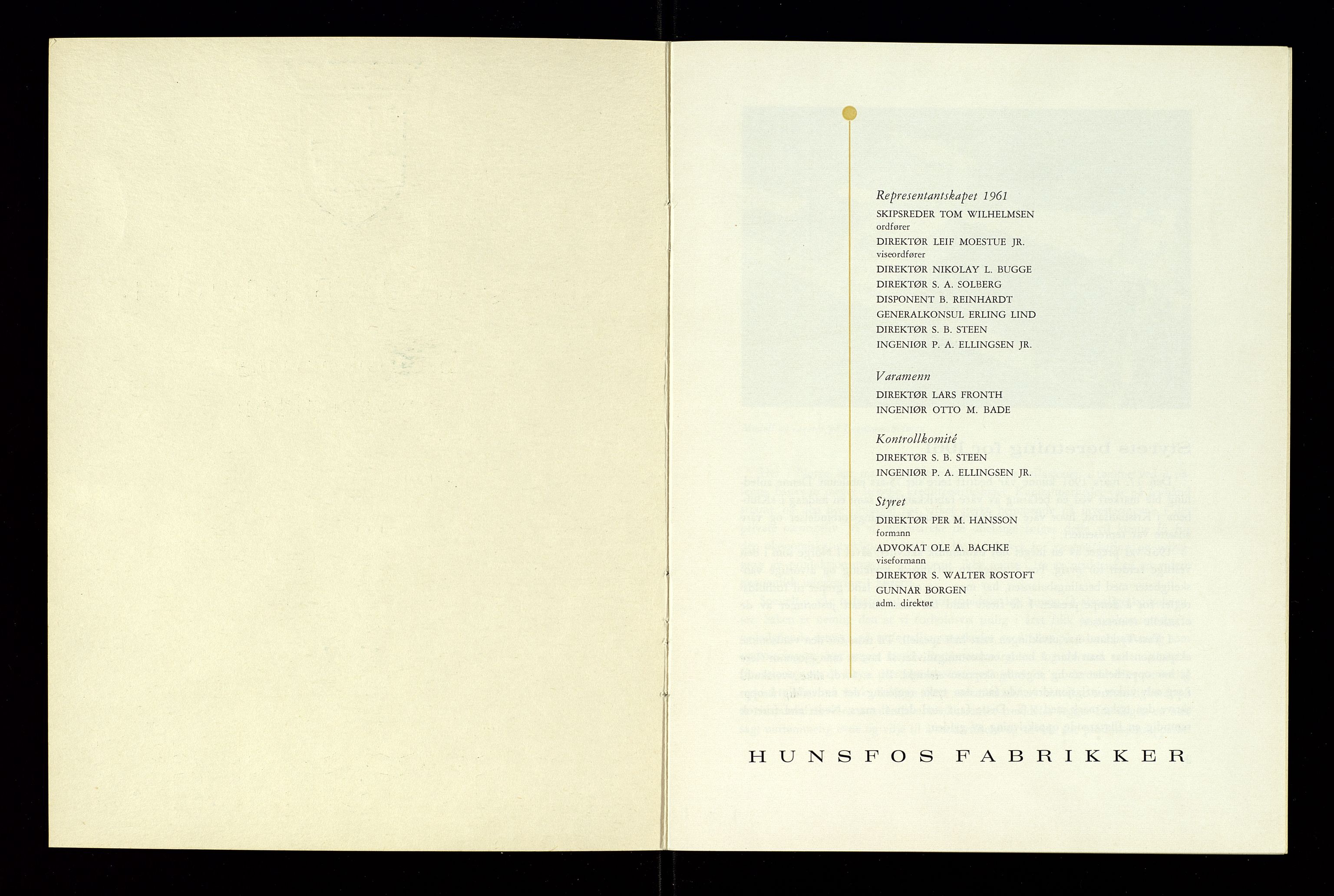 Hunsfos fabrikker, SAK/D/1440/01/L0001/0003: Vedtekter, anmeldelser og årsberetninger / Årsberetninger og regnskap, 1918-1989, p. 196
