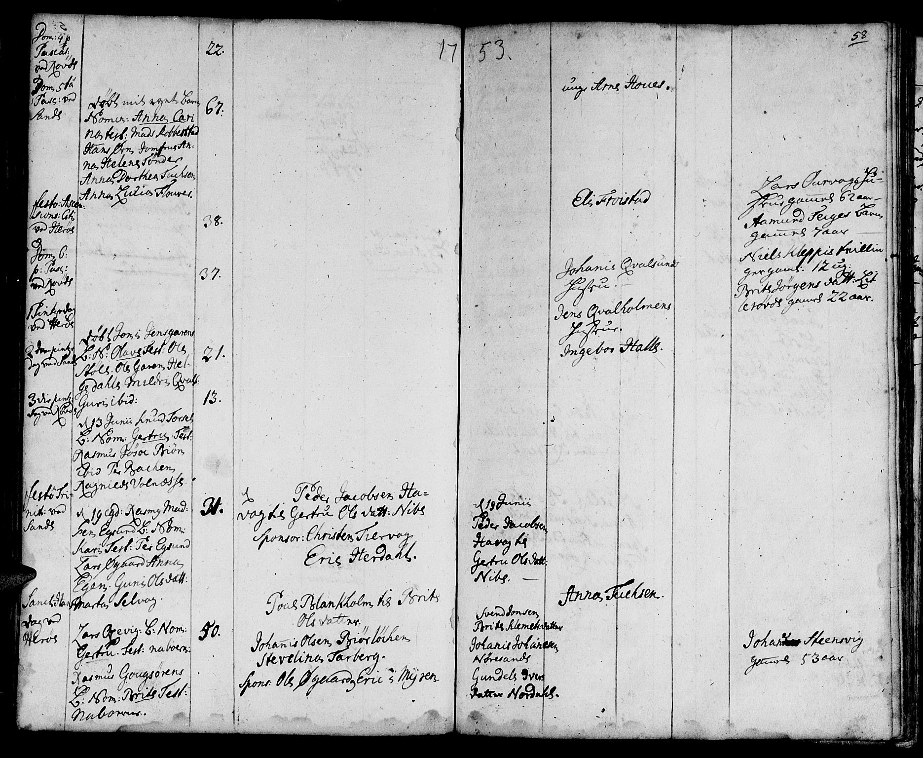 Ministerialprotokoller, klokkerbøker og fødselsregistre - Møre og Romsdal, AV/SAT-A-1454/507/L0066: Parish register (official) no. 507A01, 1731-1766, p. 58