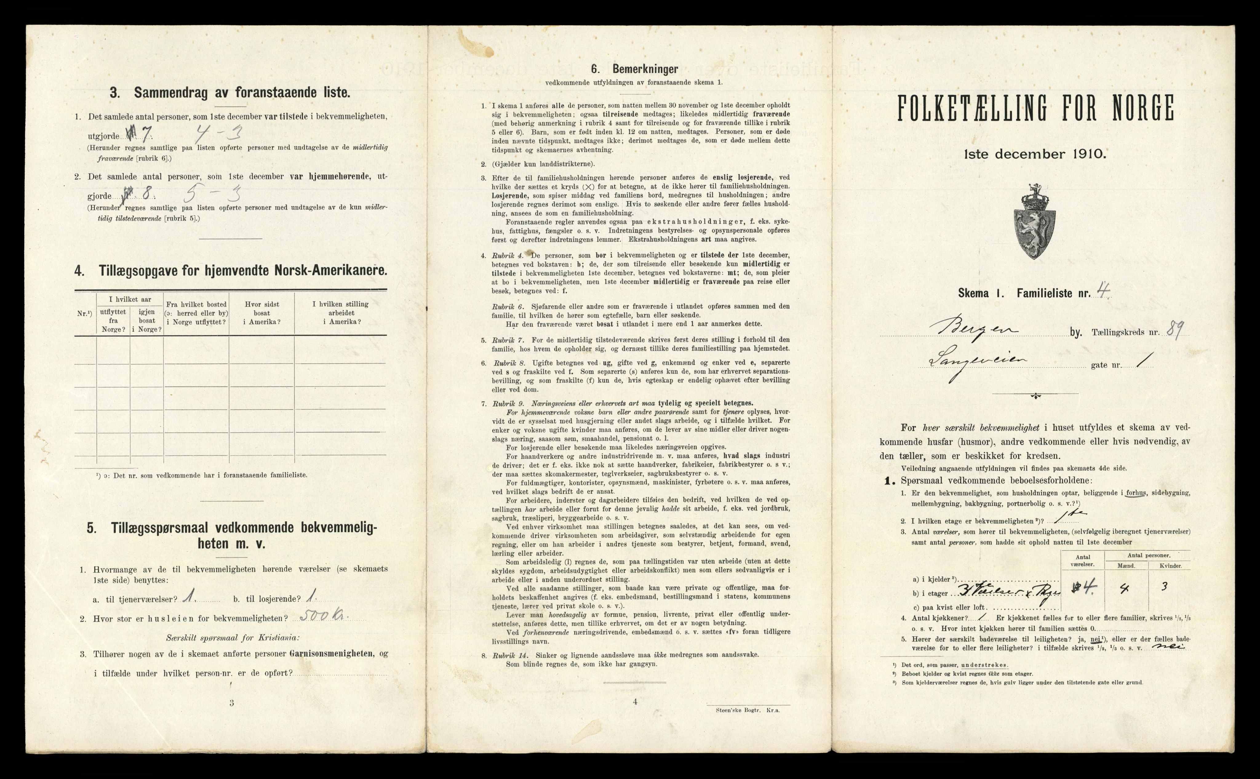 RA, 1910 census for Bergen, 1910, p. 31211