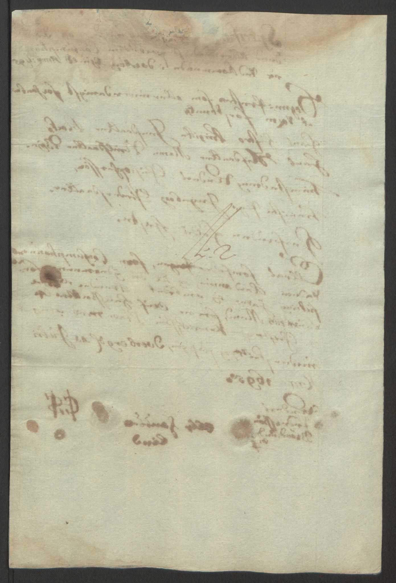 Rentekammeret inntil 1814, Reviderte regnskaper, Fogderegnskap, AV/RA-EA-4092/R67/L4677: Fogderegnskap Vesterålen, Andenes og Lofoten, 1694-1695, p. 258