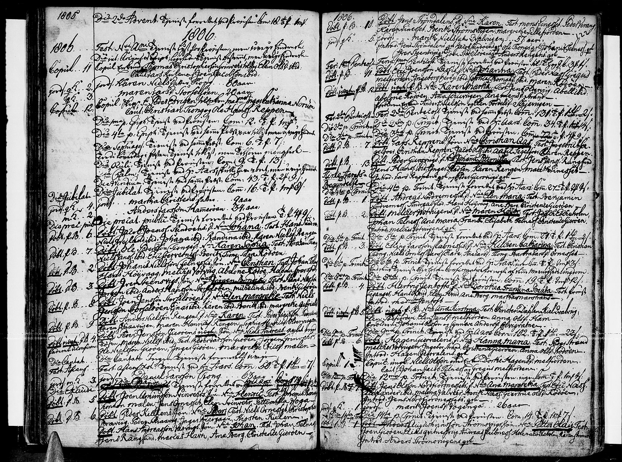 Ministerialprotokoller, klokkerbøker og fødselsregistre - Nordland, SAT/A-1459/841/L0591: Parish register (official) no. 841A03 /1, 1777-1819, p. 121-122