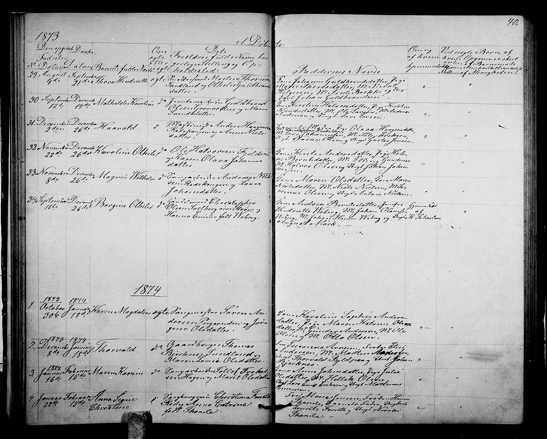 Strømsgodset kirkebøker, SAKO/A-324/G/Ga/L0001: Parish register (copy) no. 1, 1860-1884, p. 40