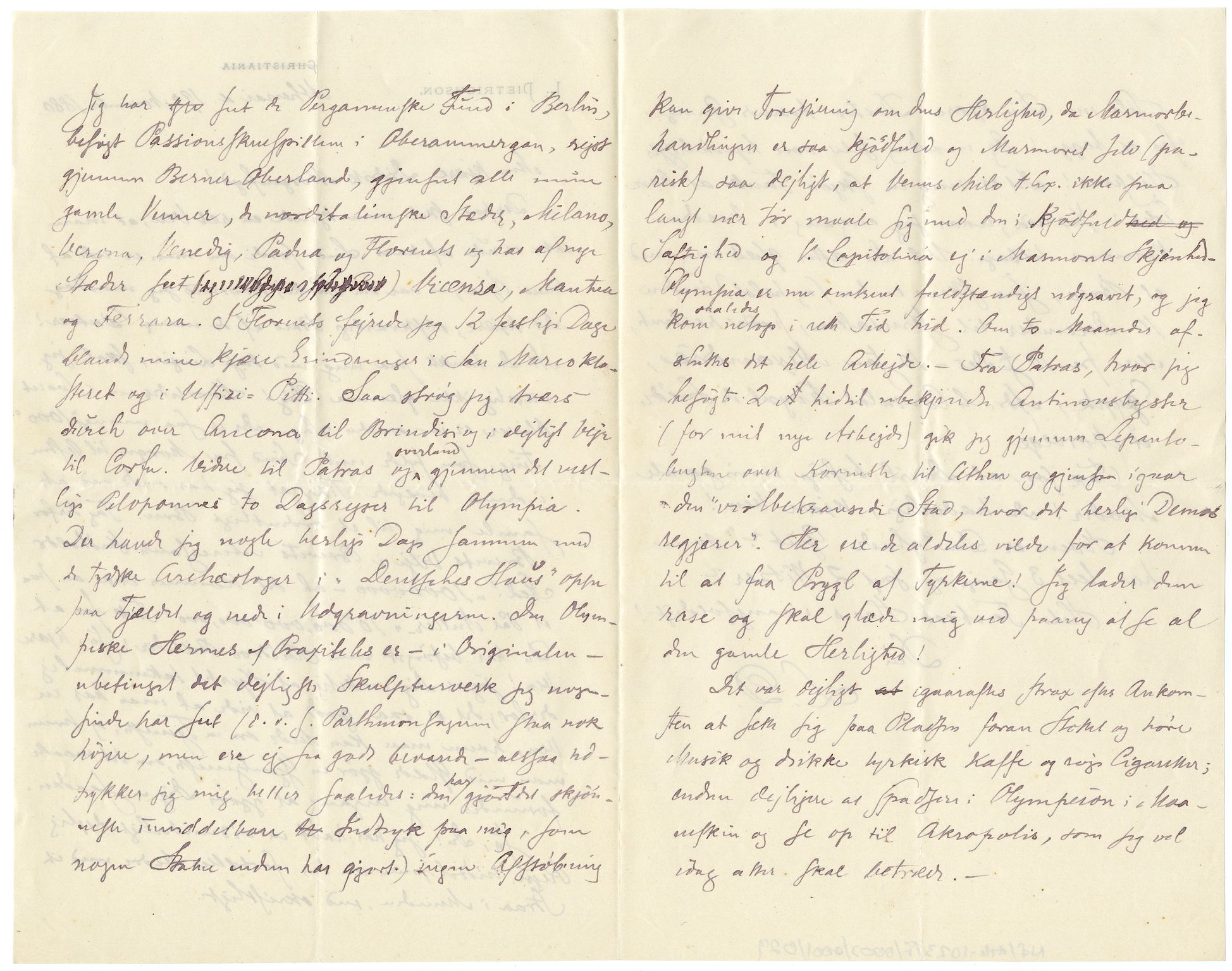 Diderik Maria Aalls brevsamling, NF/Ark-1023/F/L0003: D.M. Aalls brevsamling. D - G, 1797-1889, p. 50